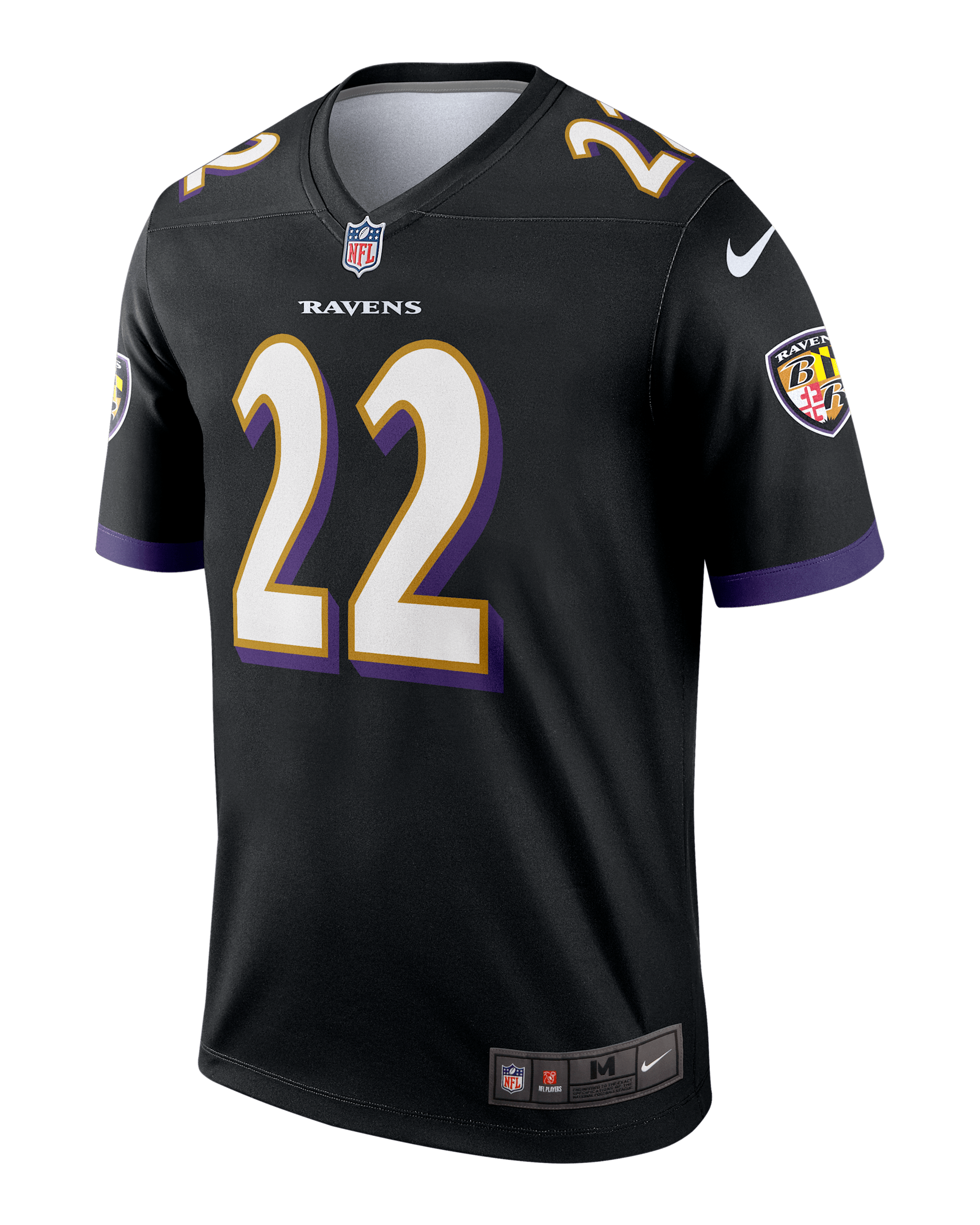 Derrick Henry Baltimore Ravens Men's Nike Dri-FIT NFL Legend Jersey - Black