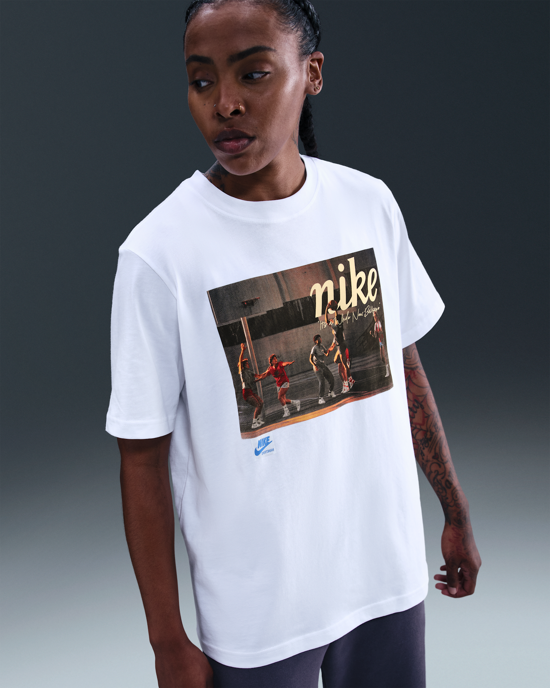 Nike Women's Basketball T-Shirt - White