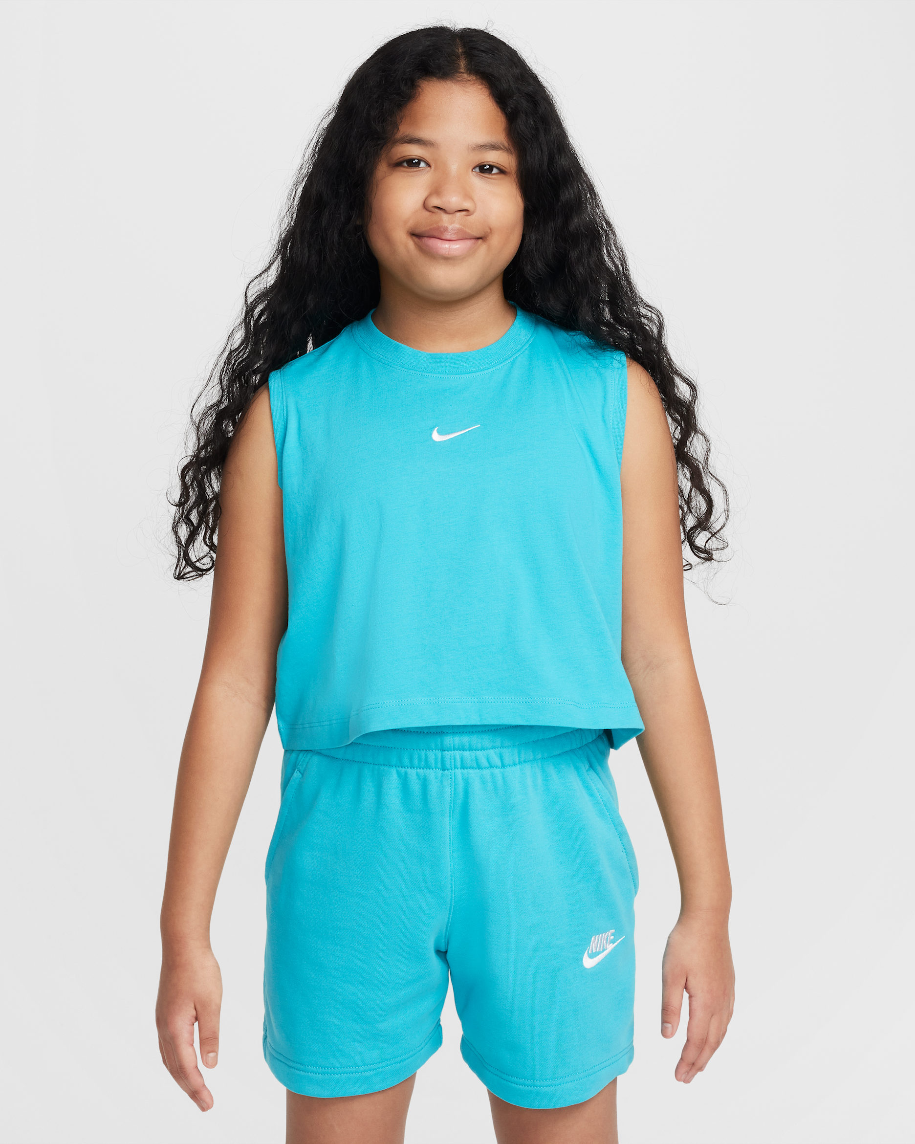 Nike Sportswear Big Kids' (Girls') Tank Top - Dusty Cactus