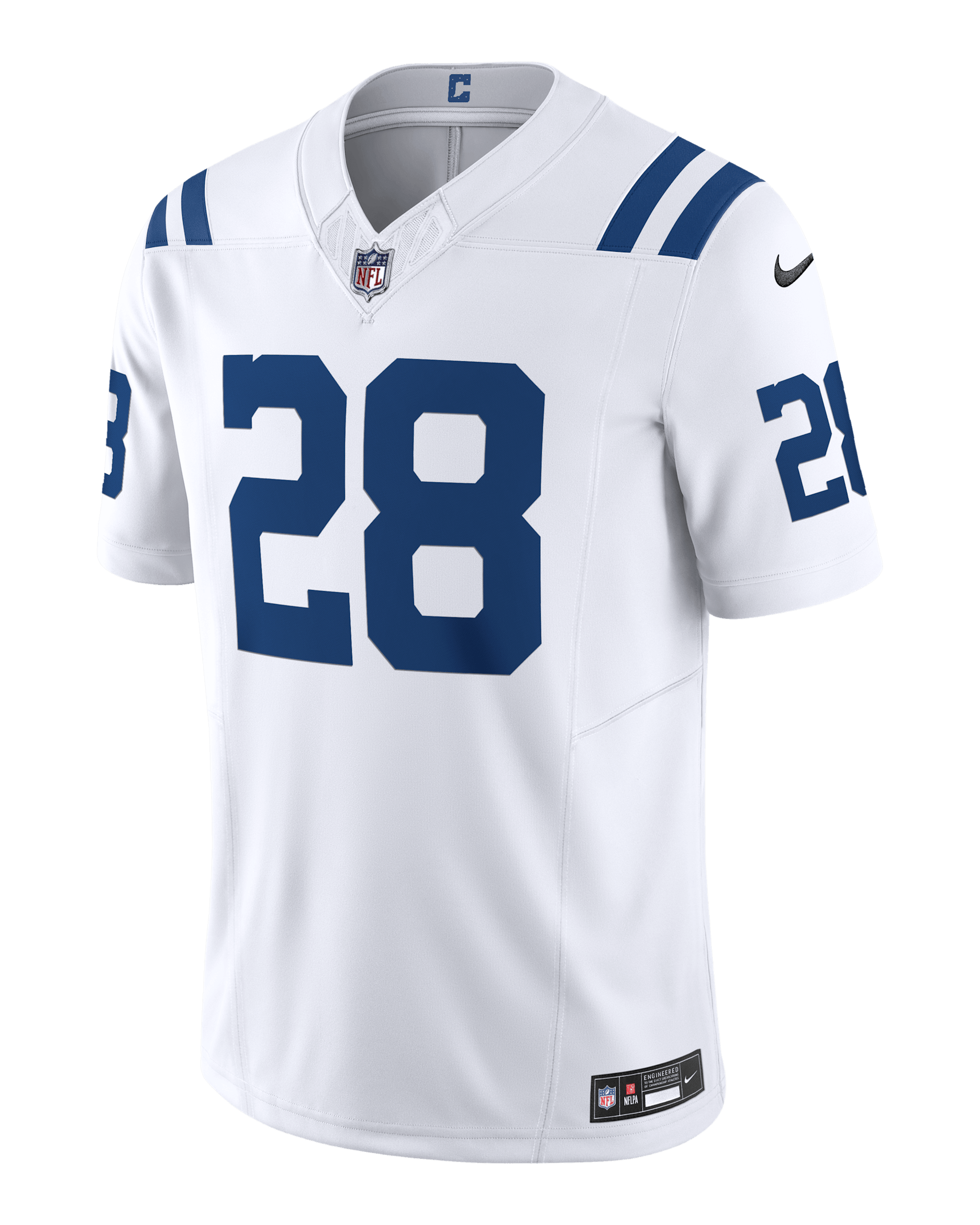 Jonathan Taylor Indianapolis Colts Men's Nike Dri-FIT NFL Limited Football Jersey - White