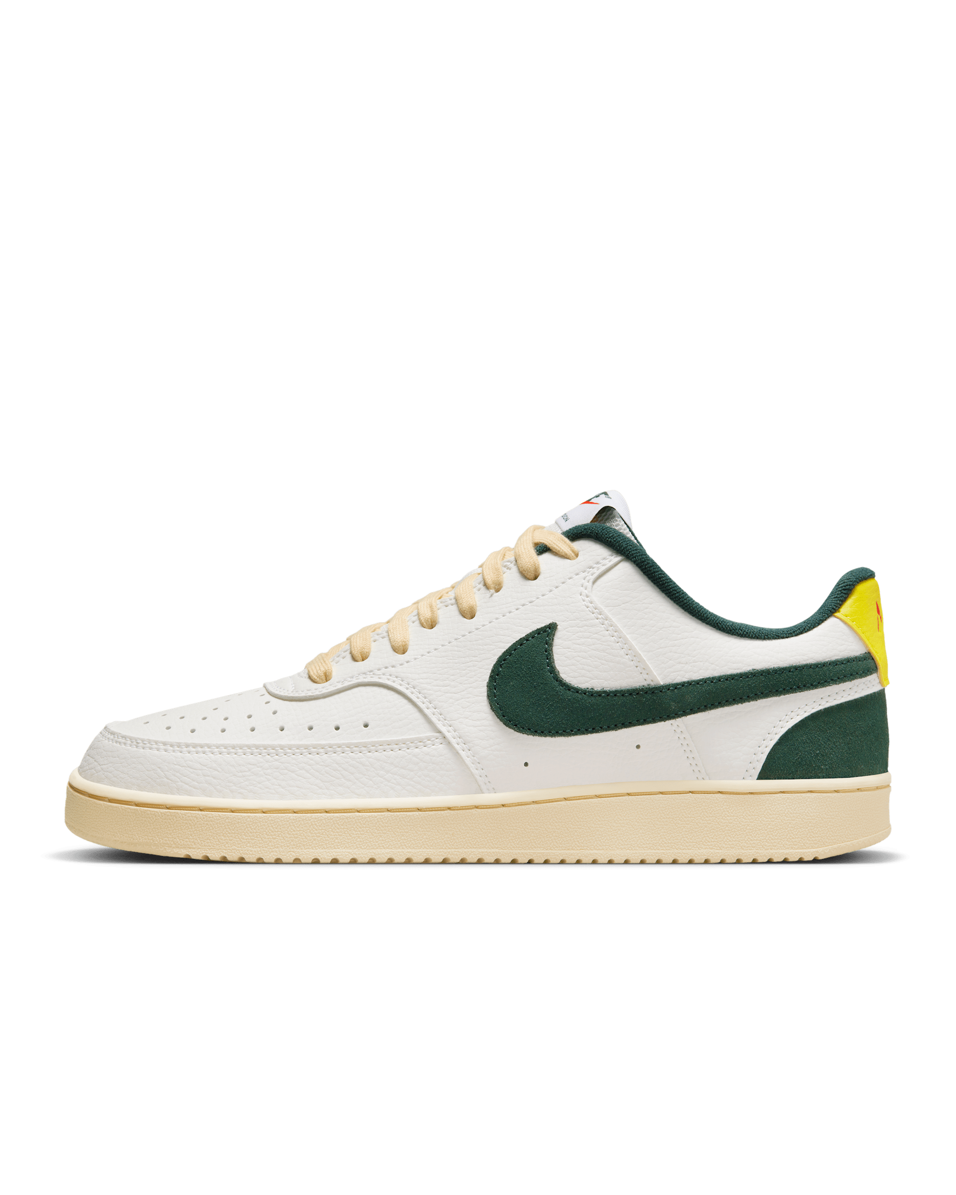 Calzado para hombre Nike Court Vision Low - Vela/Rojo picante/Amarillo opti/Verde pro