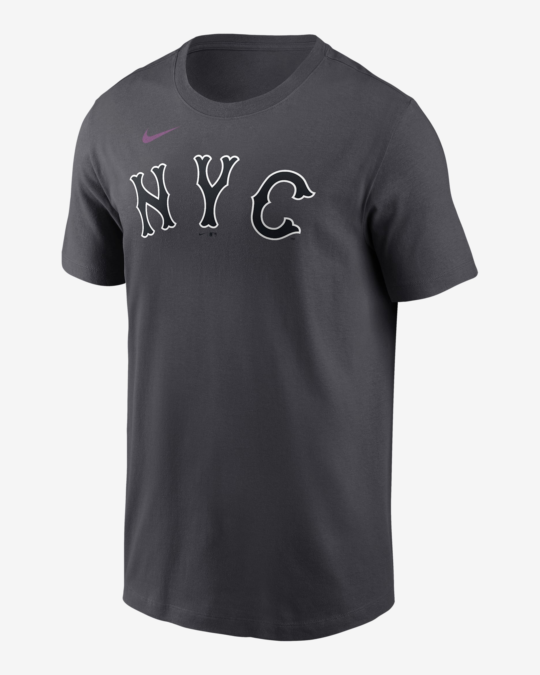 Juan Soto New York Mets City Connect Men's Nike MLB T-Shirt - Anthracite