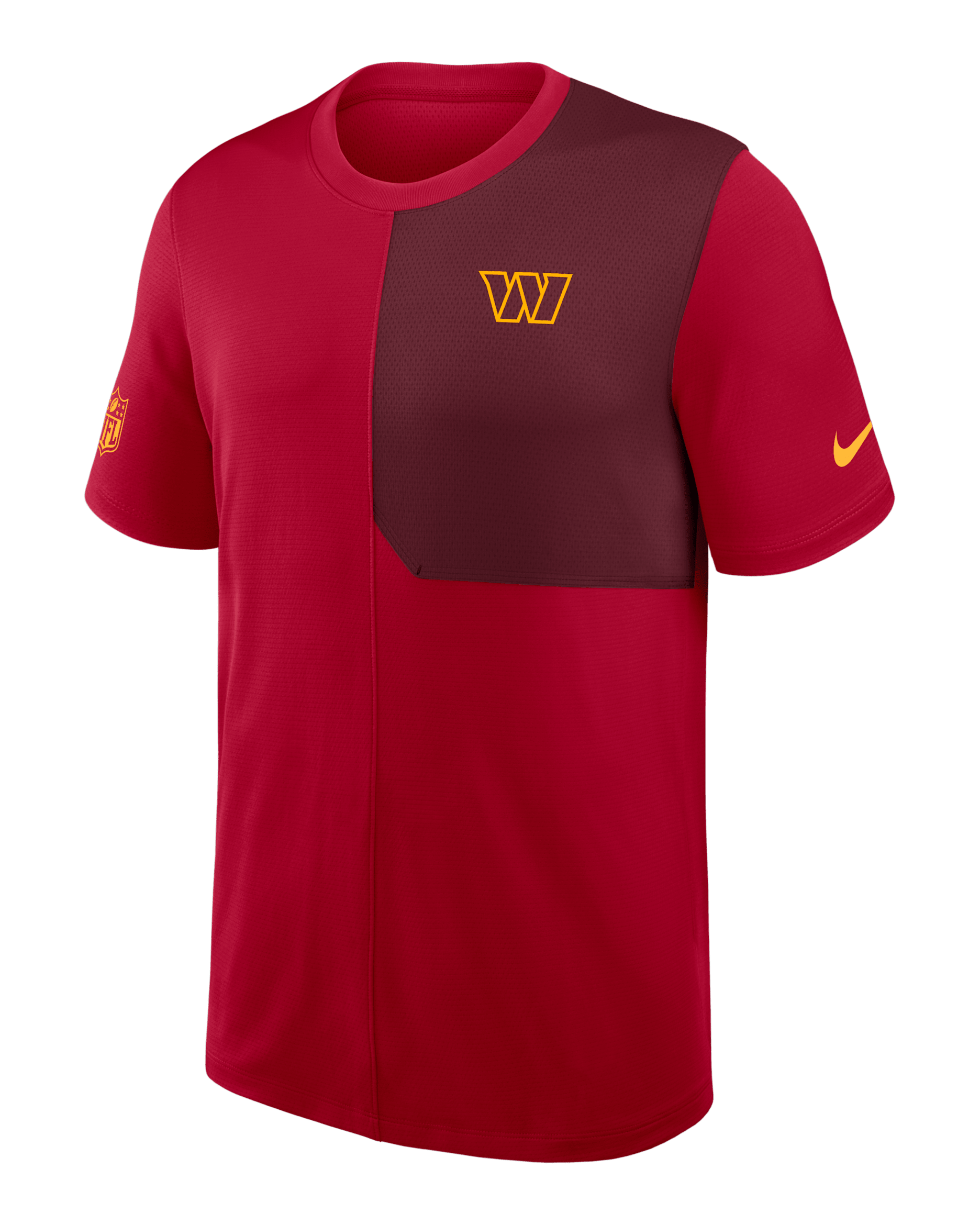 Washington Commanders Sideline Coach Men's Nike Dri-FIT NFL Top - Red