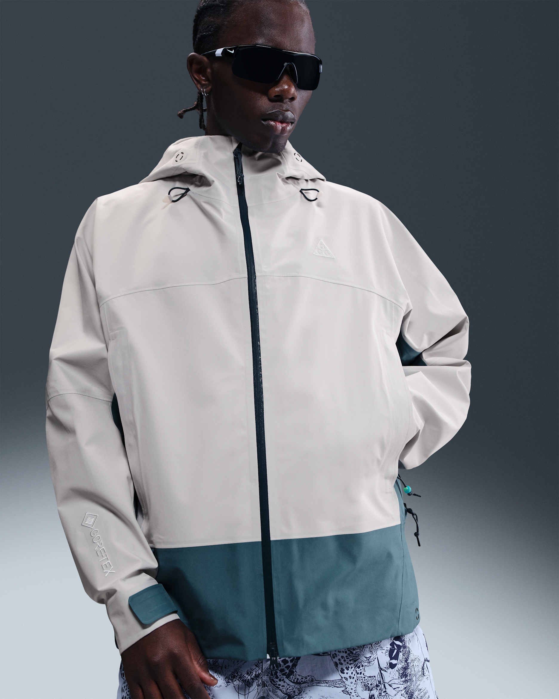 Nike ACG "Misery Ridge" Jaqueta Storm-FIT ADV GORE-TEX - Phantom/Smokey Blue/Summit White