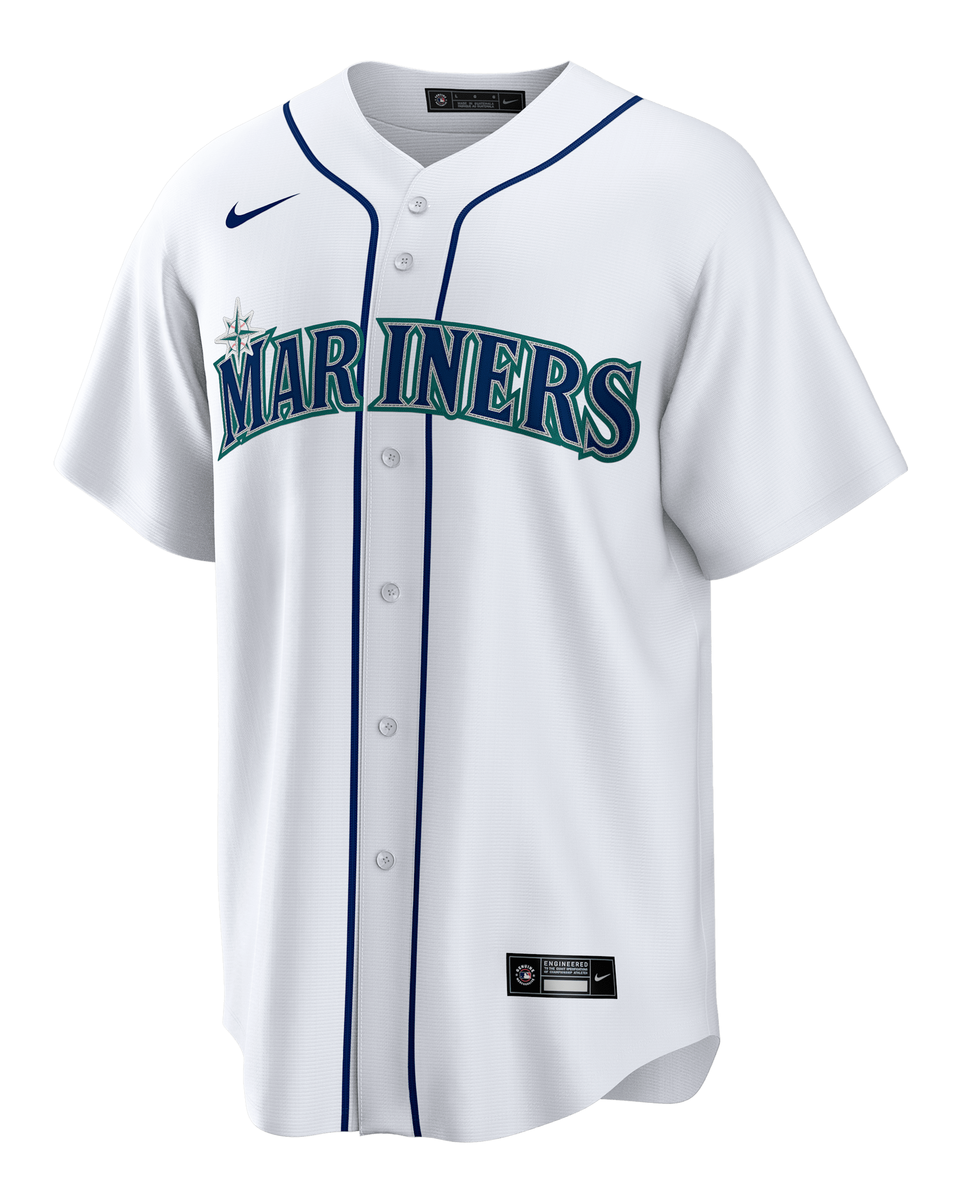 Cal Raleigh Seattle Mariners Men's Nike MLB Replica Jersey - White