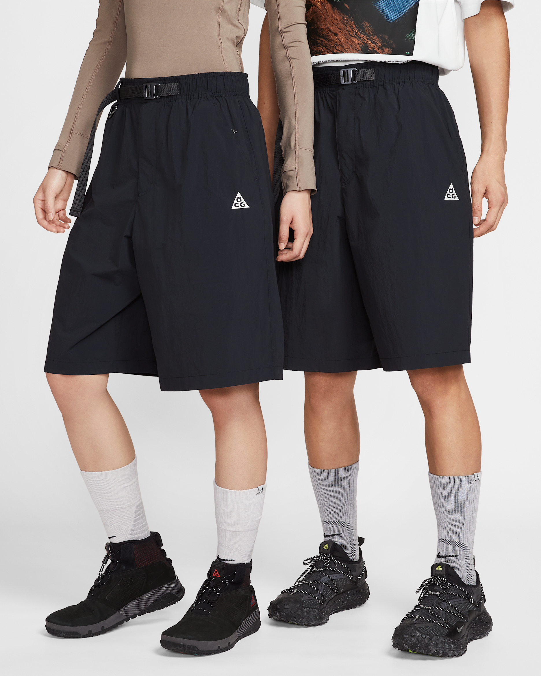 Nike ACG 'Orb Weaver' UV Repel Oversized Shorts - Black/Anthracite/Summit White