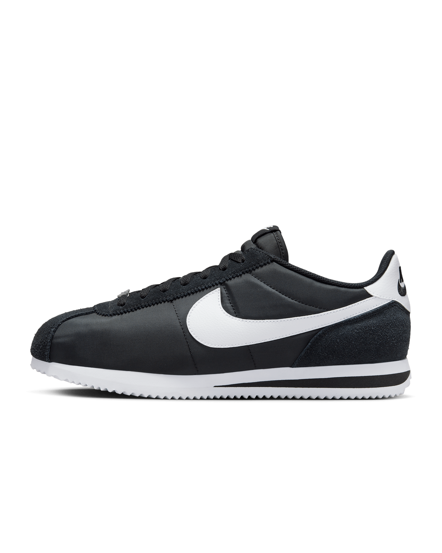 Nike Cortez Textile Men's Shoes - Black/White