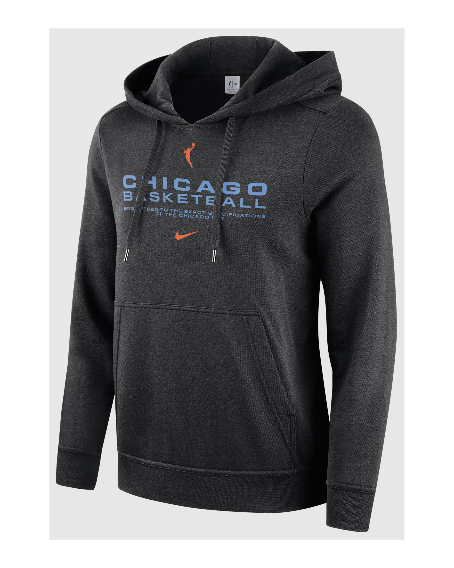 Chicago Sky Club Women's Nike WNBA Pullover Hoodie - Black