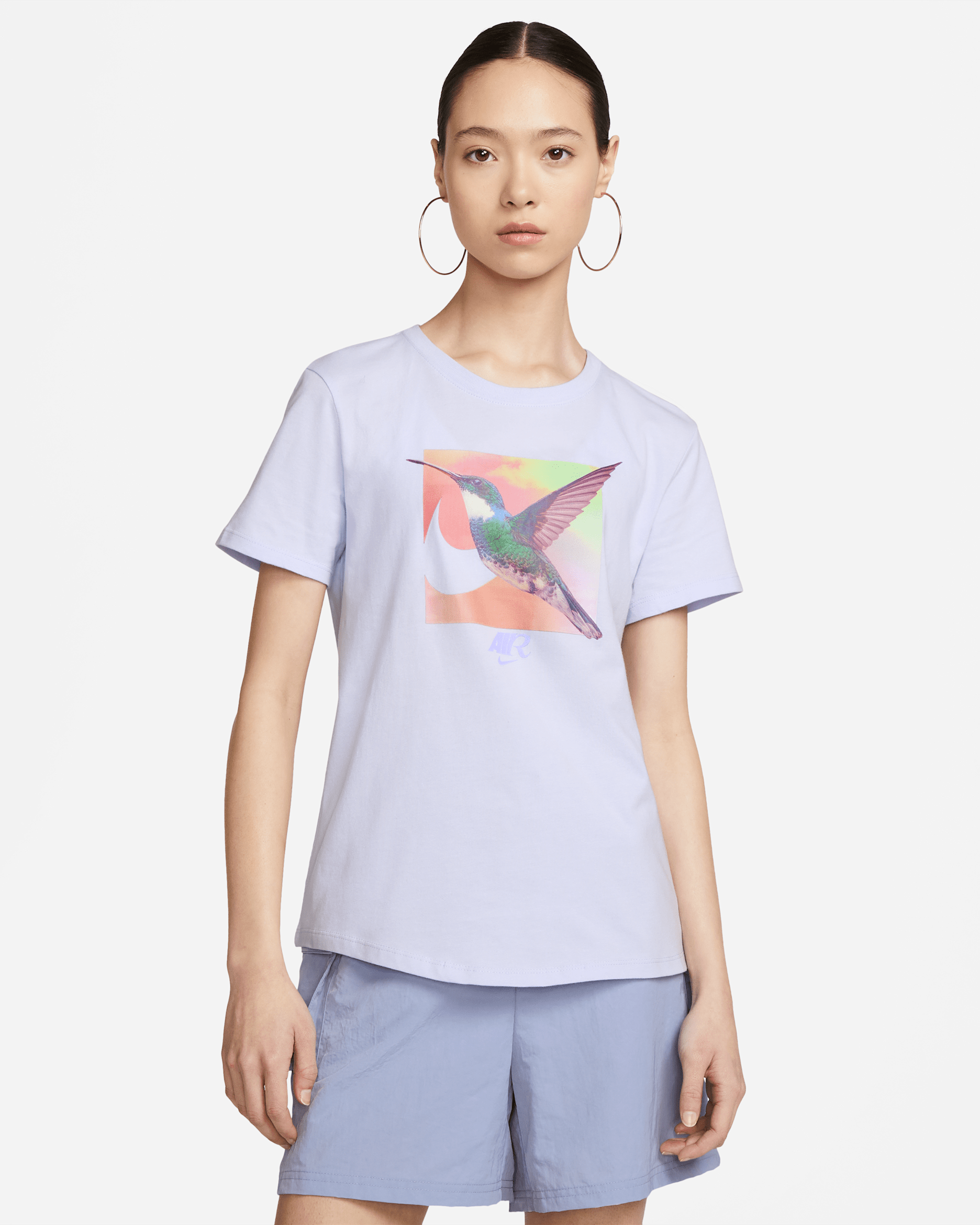 Nike Sportswear 女款 T 恤 - Oxygen Purple
