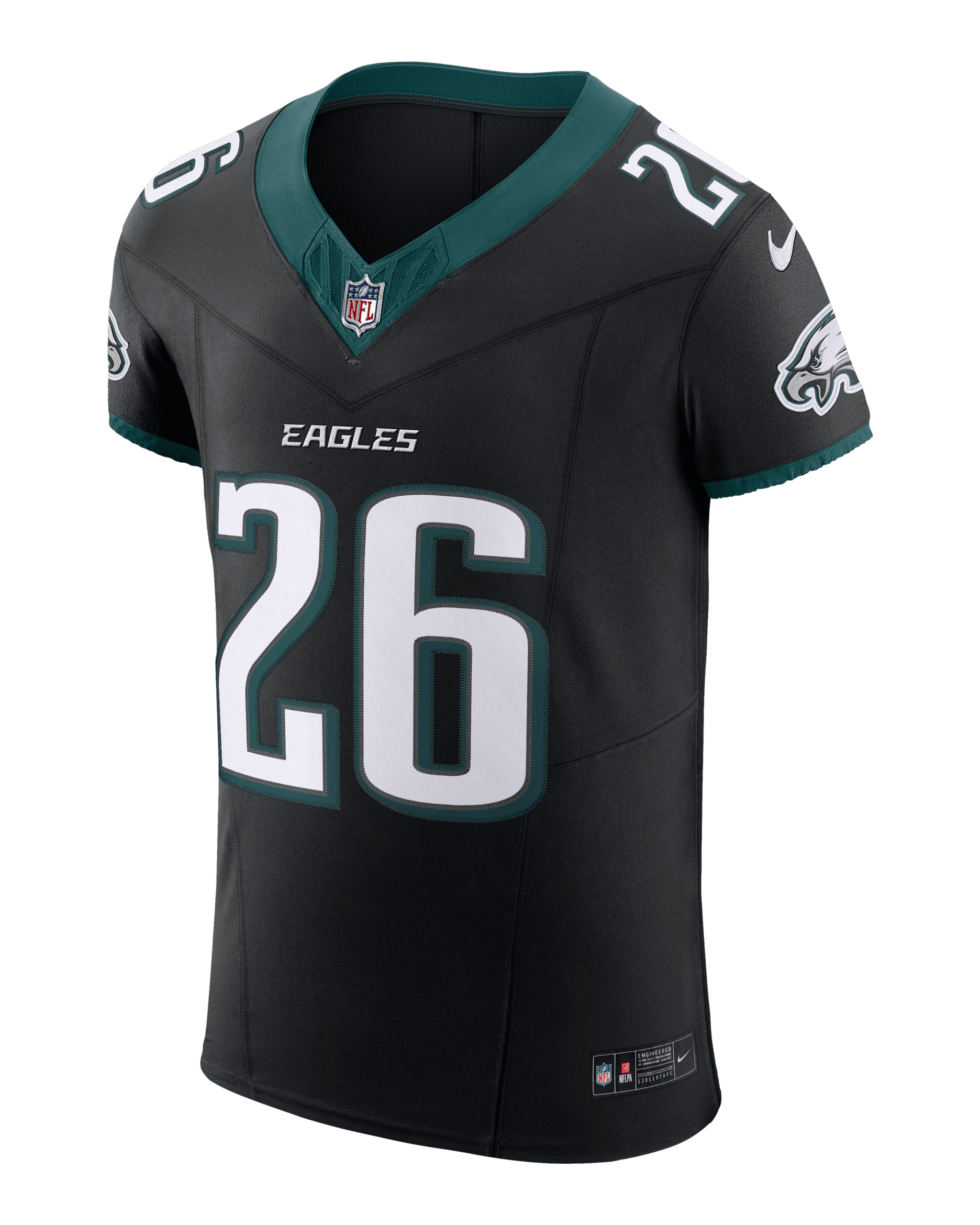 Saquon Barkley Philadelphia Eagles Men's Nike Dri-FIT NFL Elite Jersey - Black
