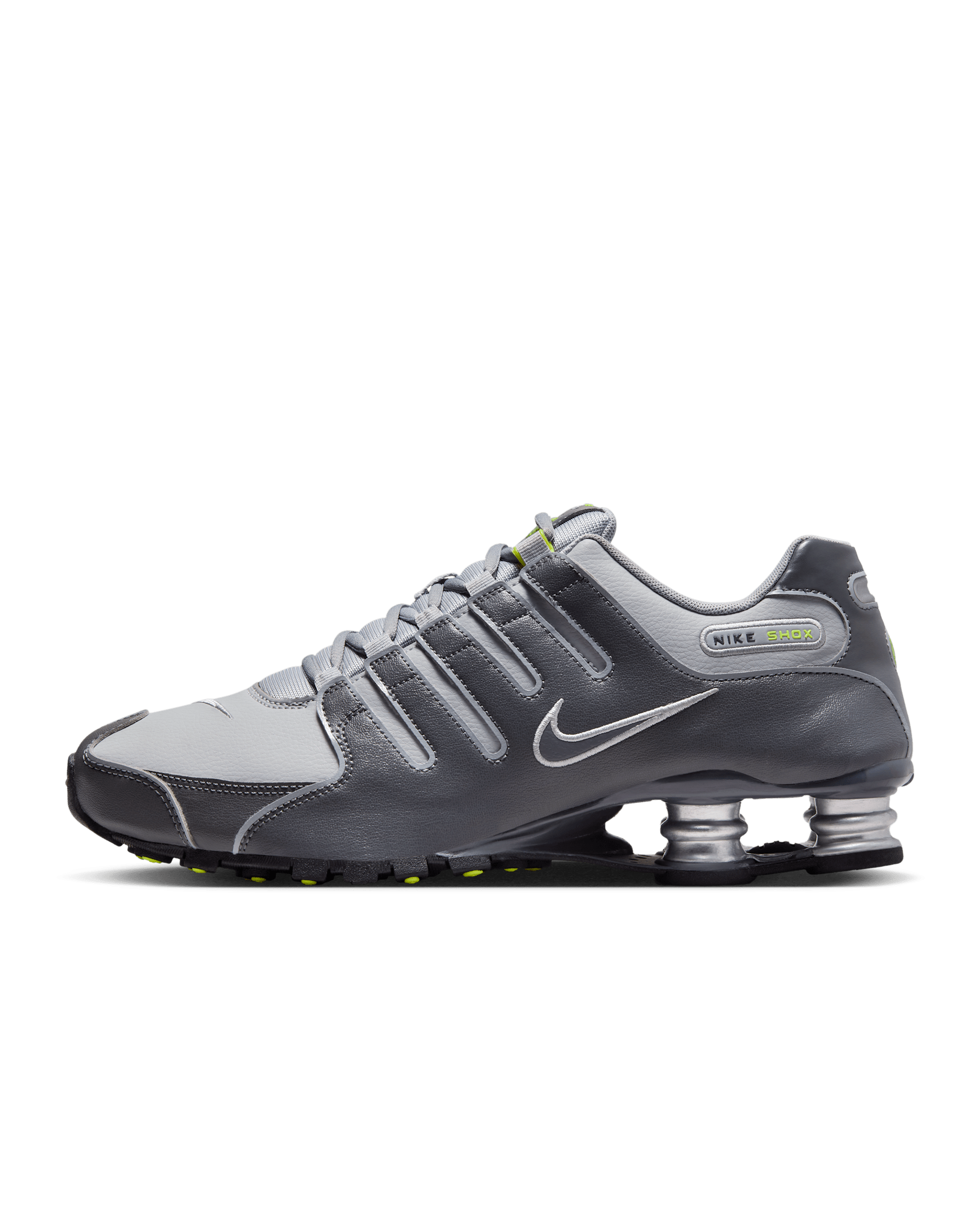 Nike Shox NZ sko til herre - Dark Grey/Wolf Grey/Volt/Dark Grey