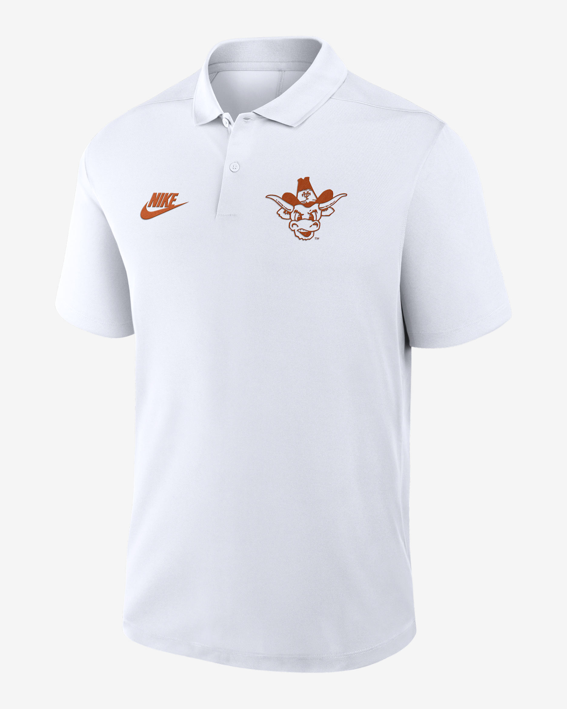 Texas Primetime Victory Legacy Vault Logo Men's Nike Dri-FIT College Polo - Grey