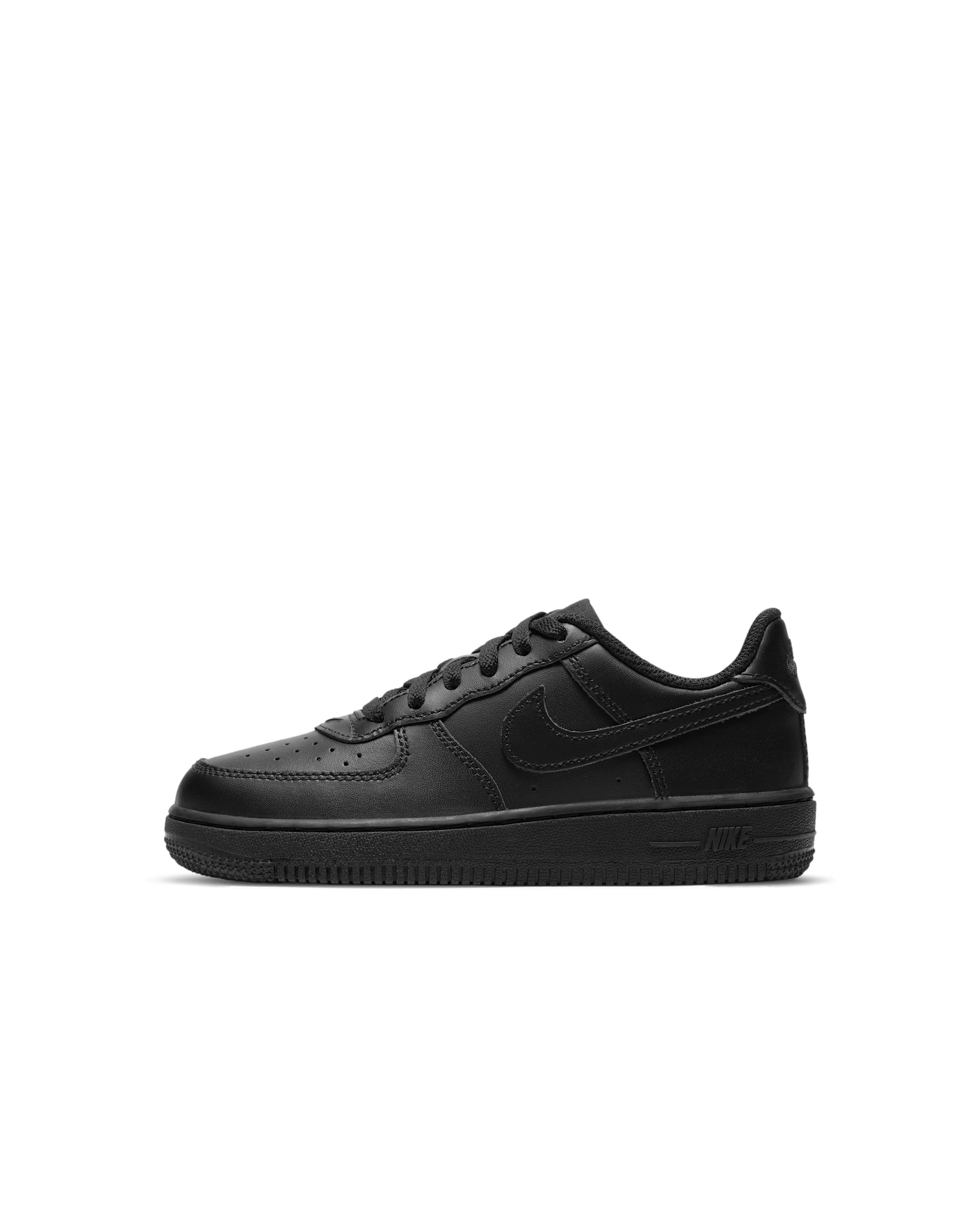 Nike Force 1 LE 小童鞋款 - 黑色/黑色