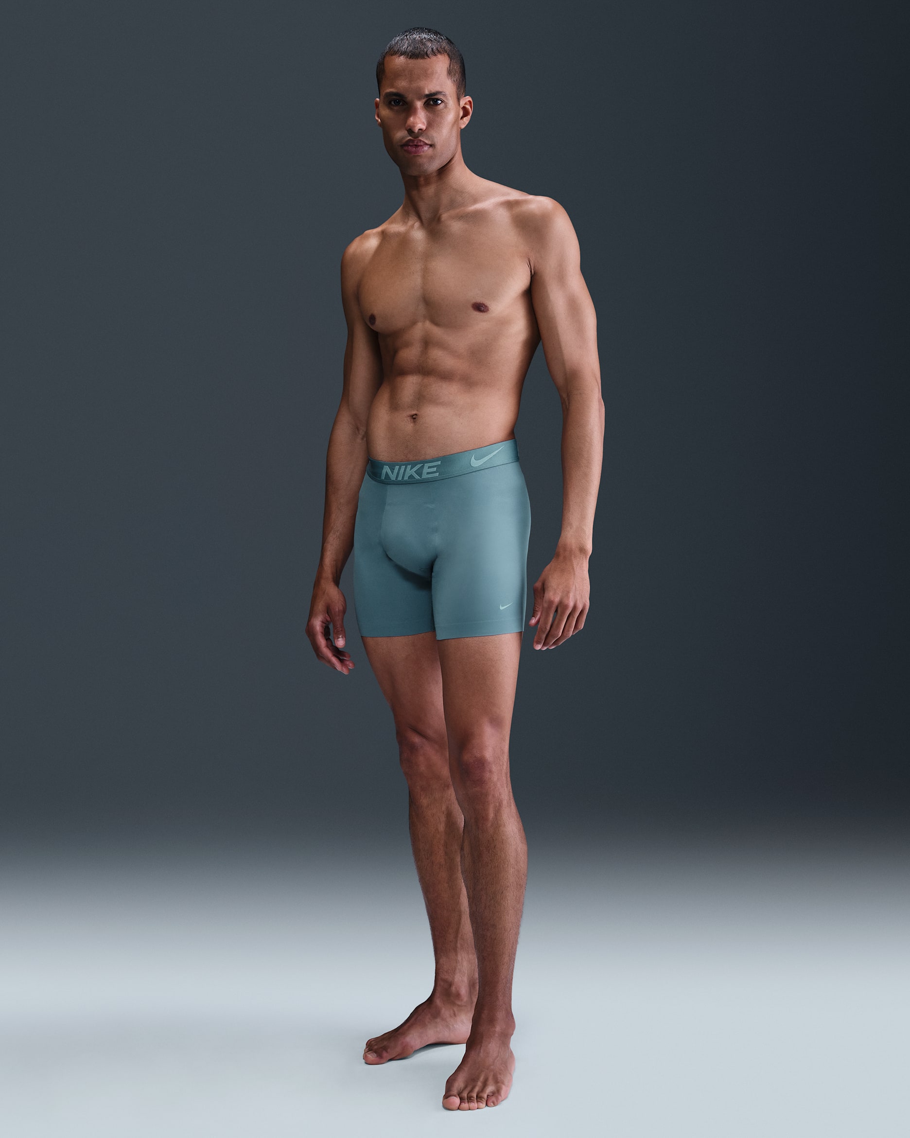 Nike Elite Micro Men's Dri-FIT ADV Boxer Briefs - Cadet Blue