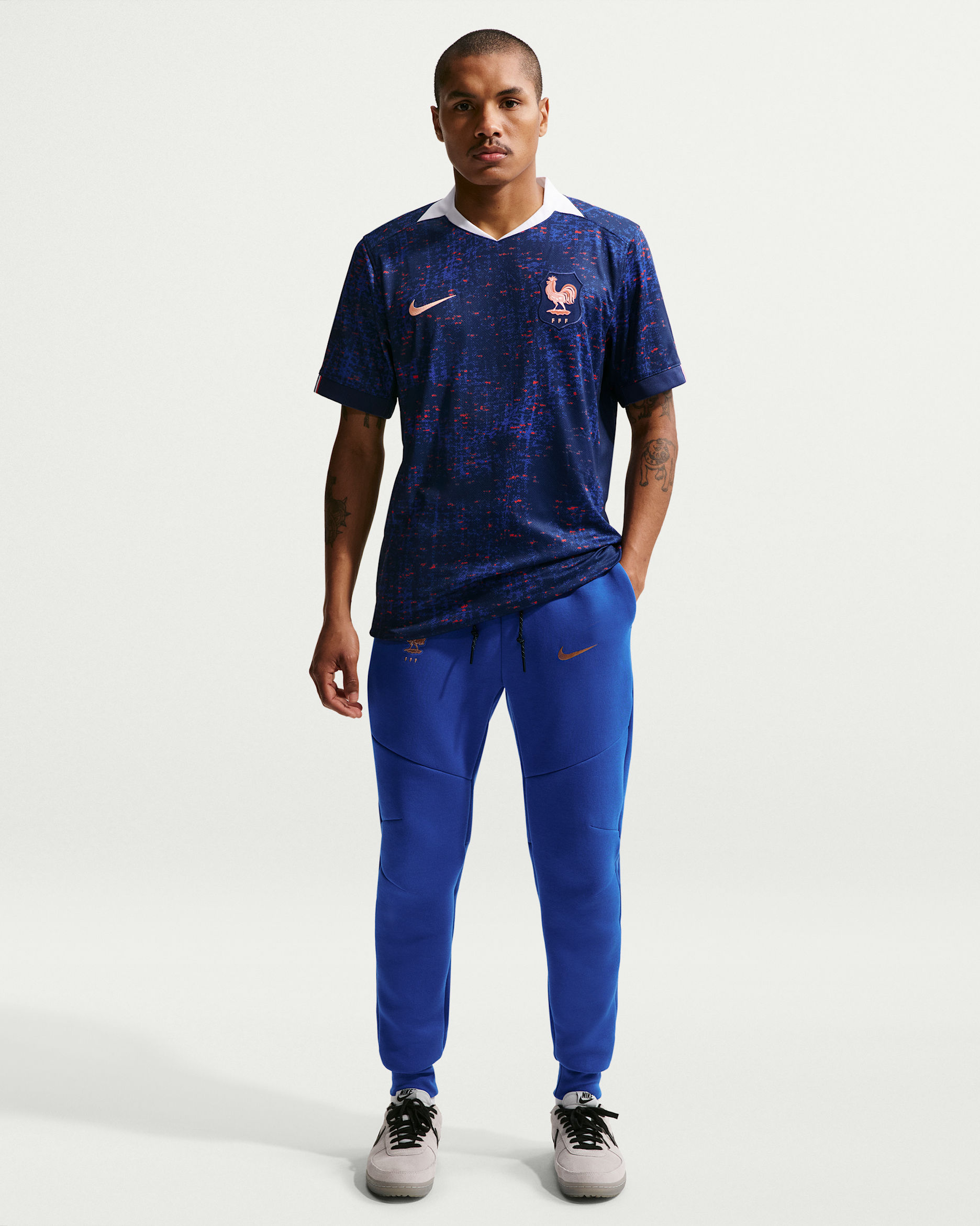FFF Tech Fleece Men's Nike Football Joggers - Game Royal/Metallic Copper