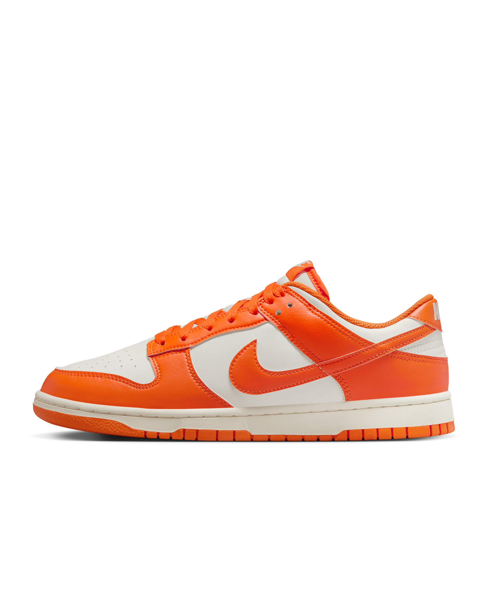 Tenis para hombre Nike Dunk Low Retro - Marfil pálido/Naranja seguridad