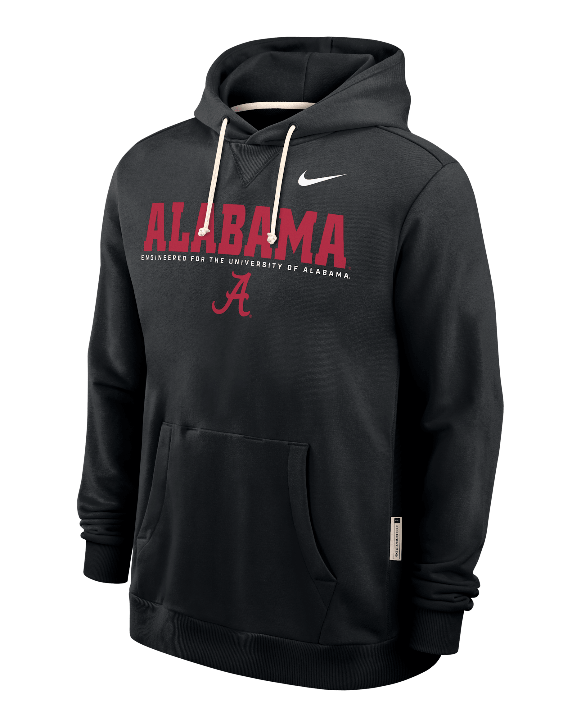 Alabama Sideline Men's Nike Dri-FIT College Pullover Hoodie - Black