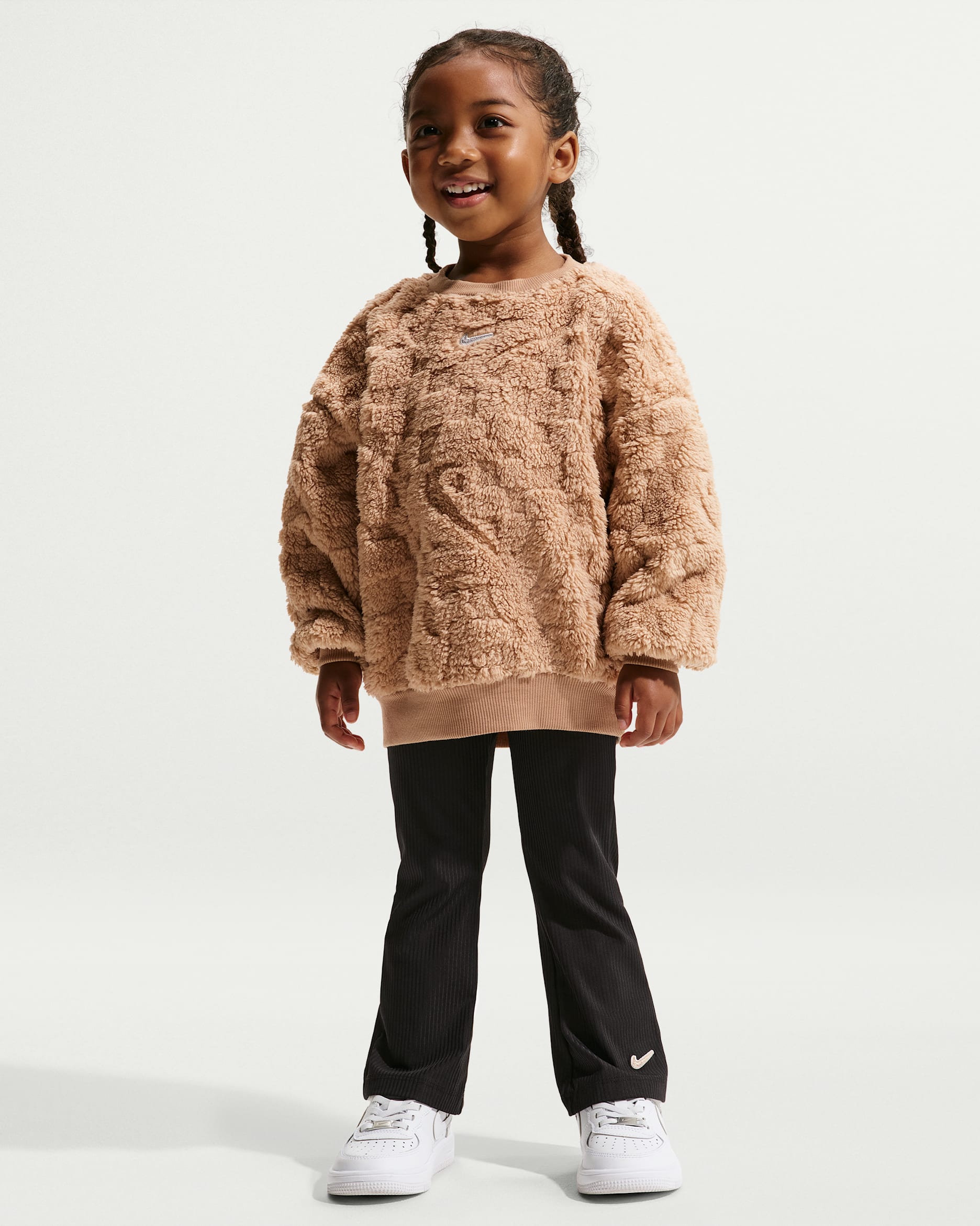 Nike Cozy Toddler 2-Piece Flared Leggings Set - Black