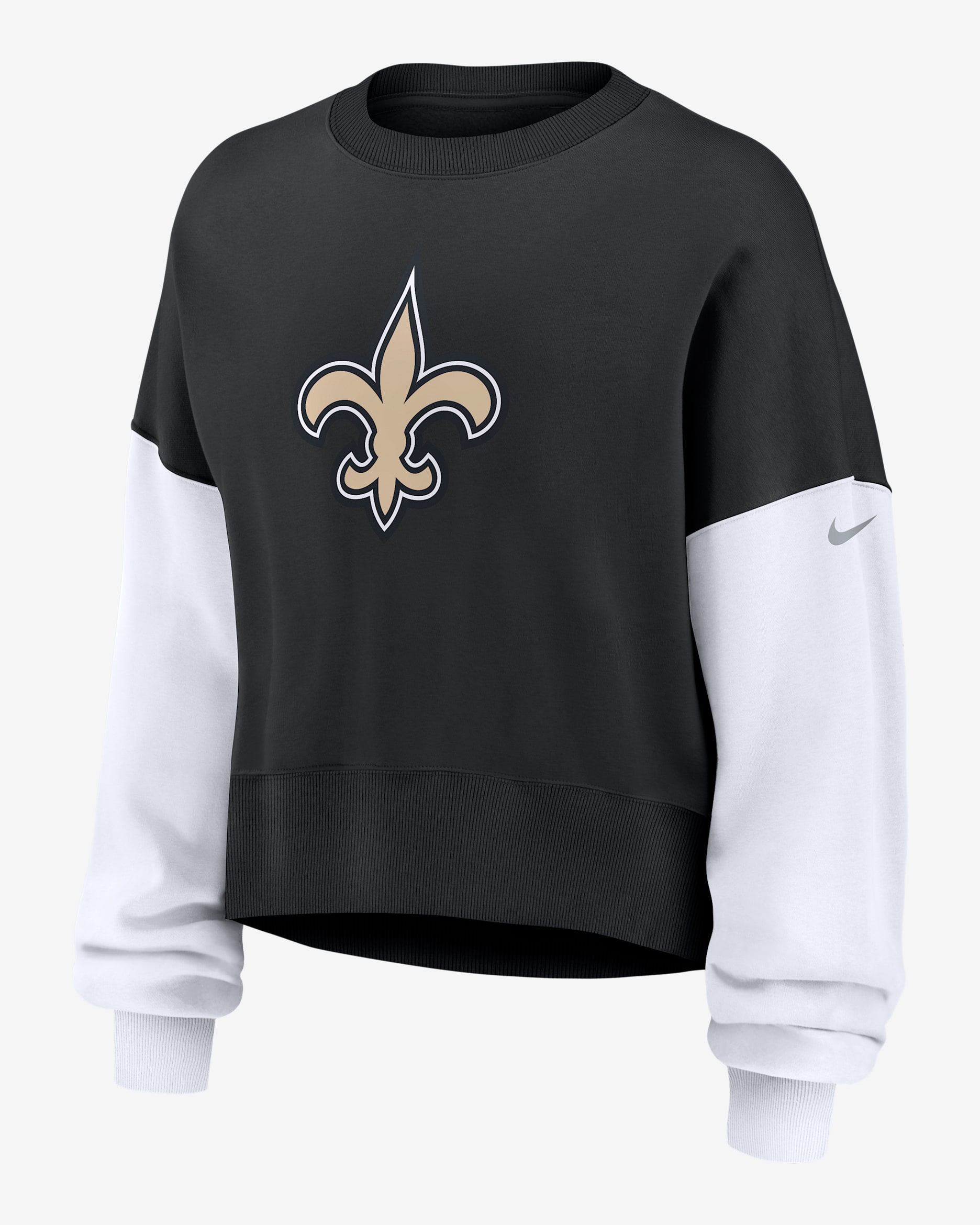New Orleans Saints Women's Nike NFL Pullover Crew - Black