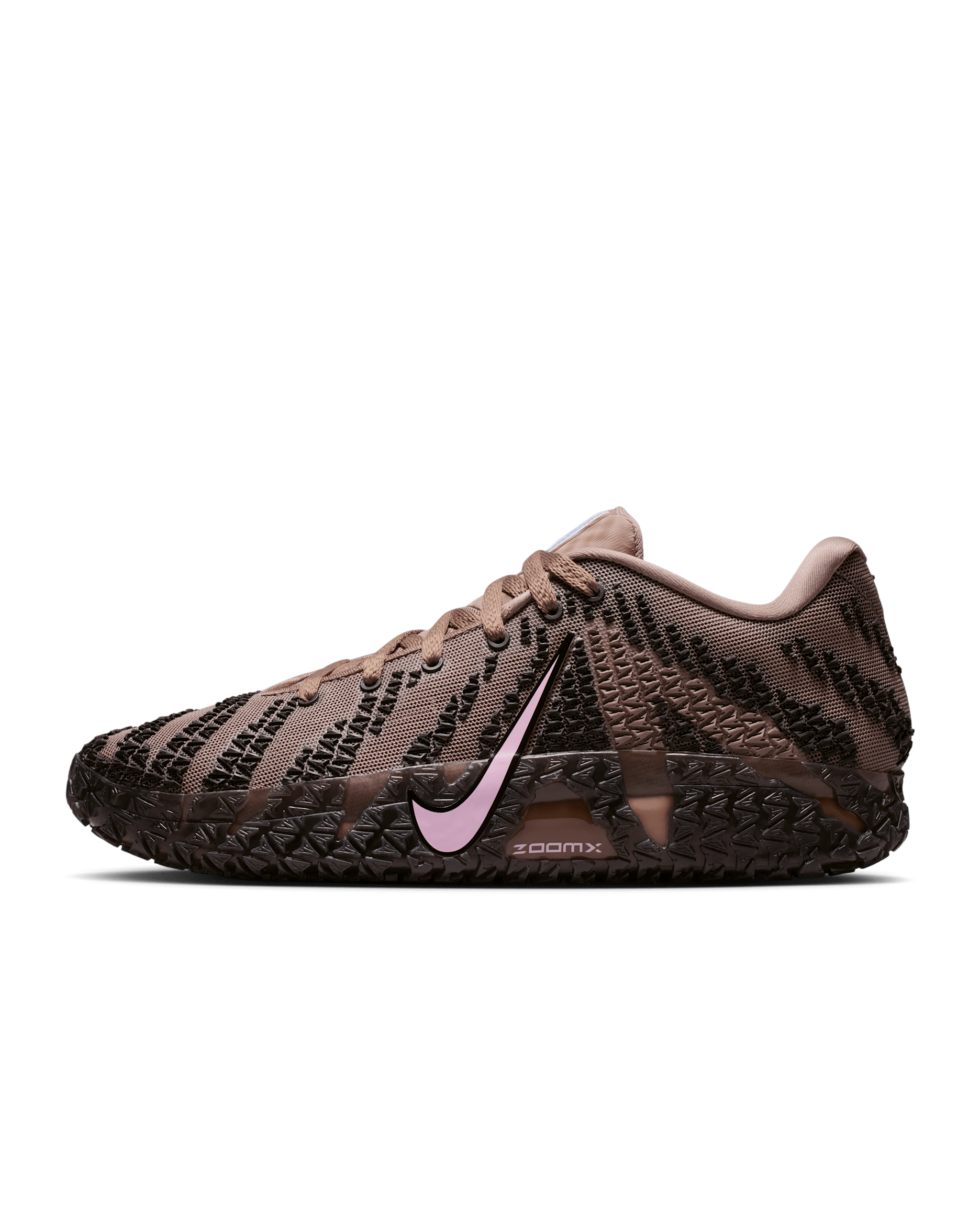 Ja 3 "Showstopper" Basketball Shoes - Mink Brown/Black/Pink Foam