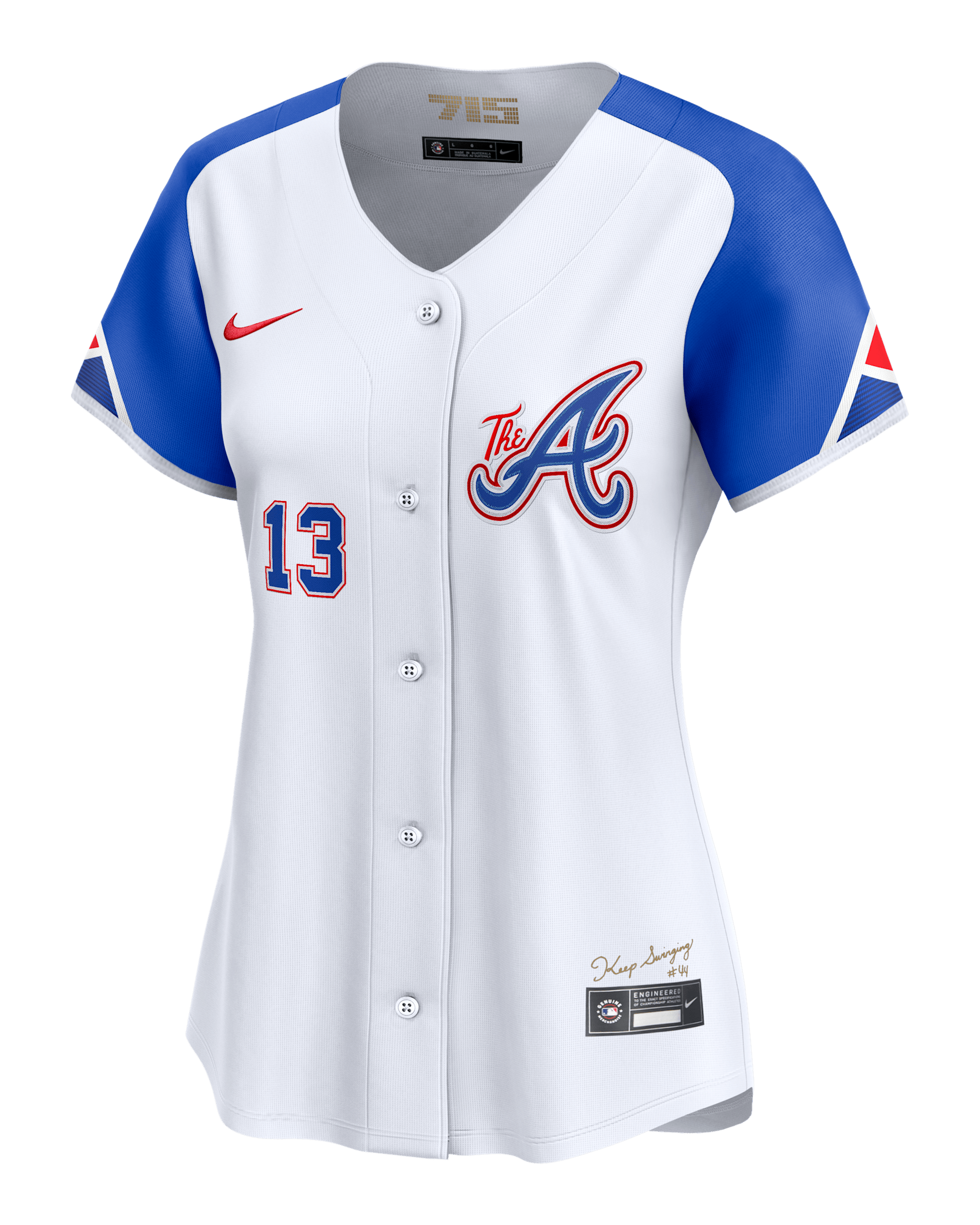 Ronald Acuña Jr. Atlanta Braves City Connect Women's Nike Dri-FIT ADV MLB Limited Jersey - White