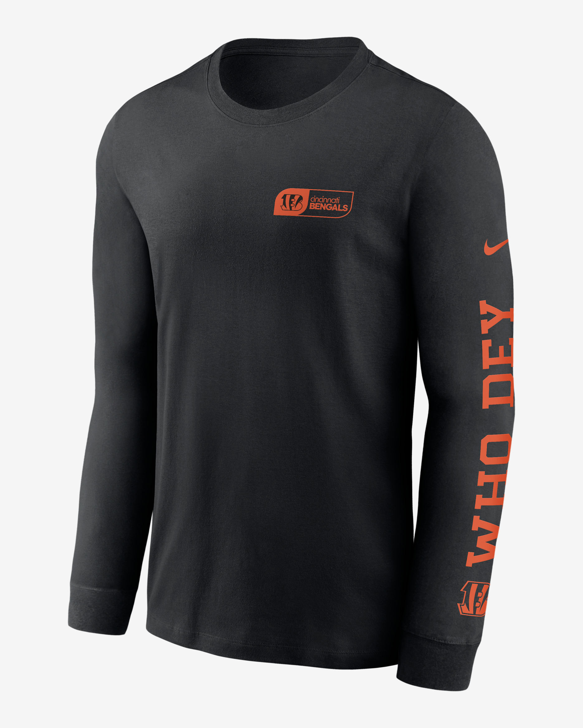 Cincinnati Bengals All Out Men's Nike NFL Long-Sleeve T-Shirt - Black