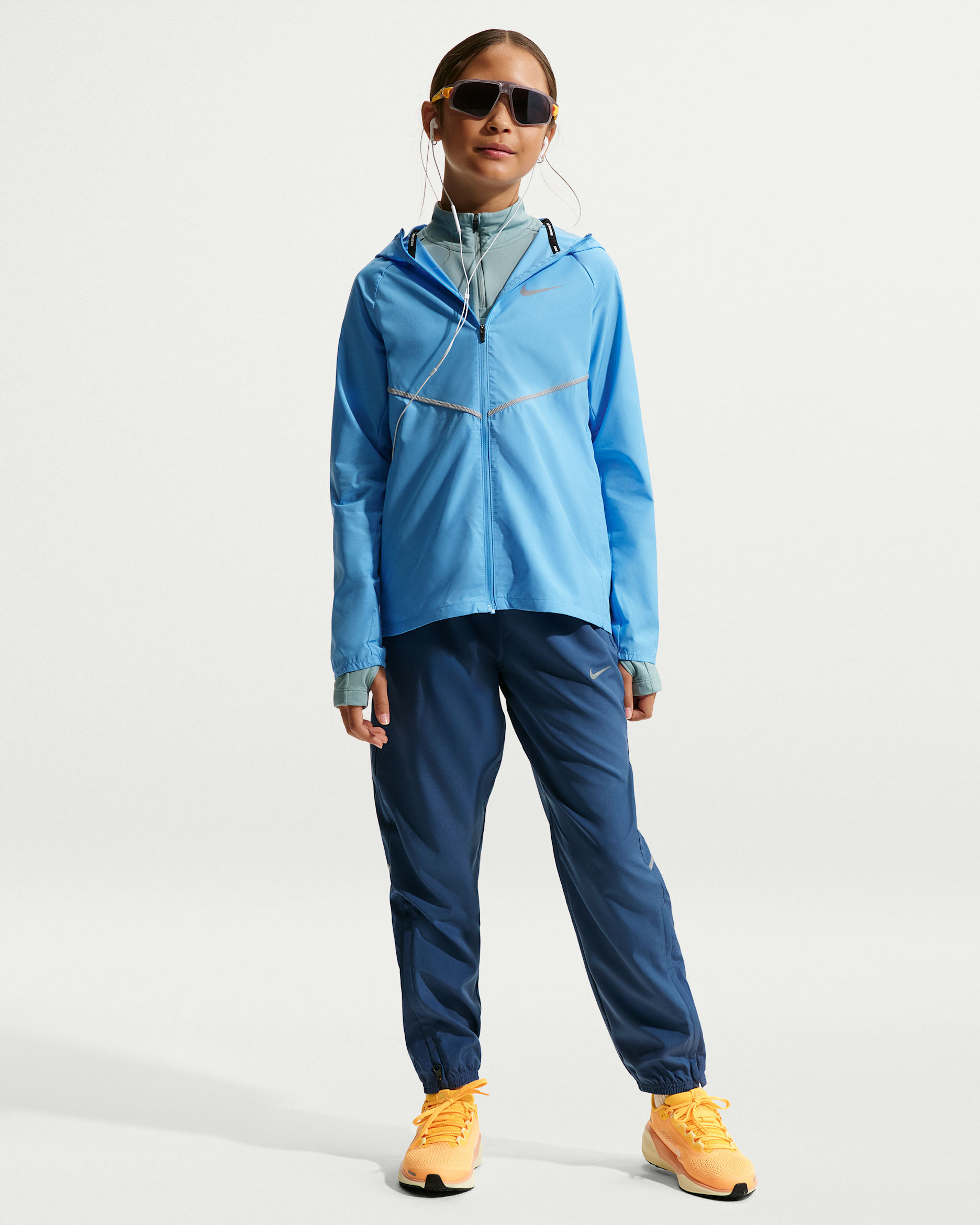 Pantaloni in tessuto Dri-FIT Nike Miler – Ragazzo/a - Mystic Navy