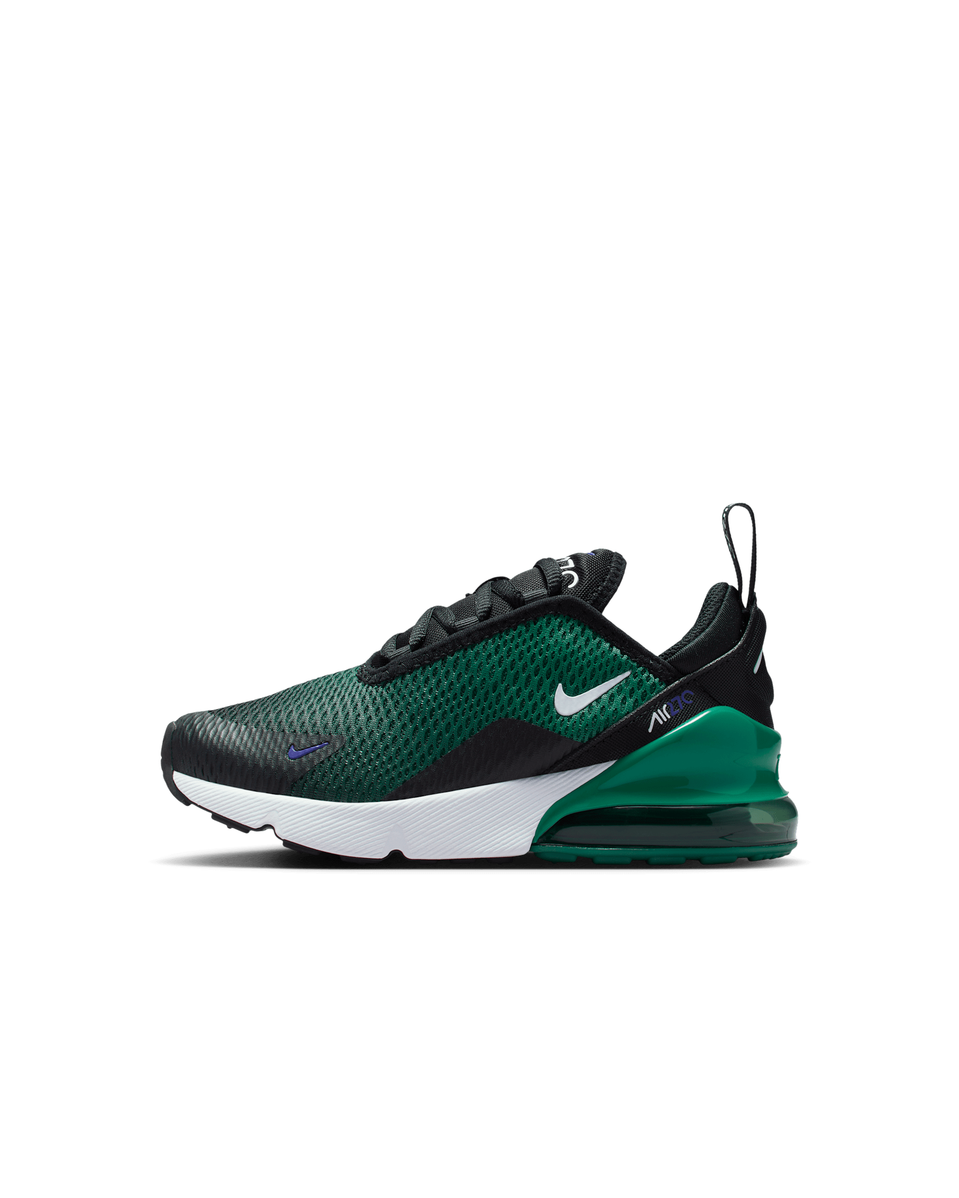 Nike Air Max 270 Schuh für jüngere Kinder - Schwarz/Evergreen Aura/Deep Night/Weiß