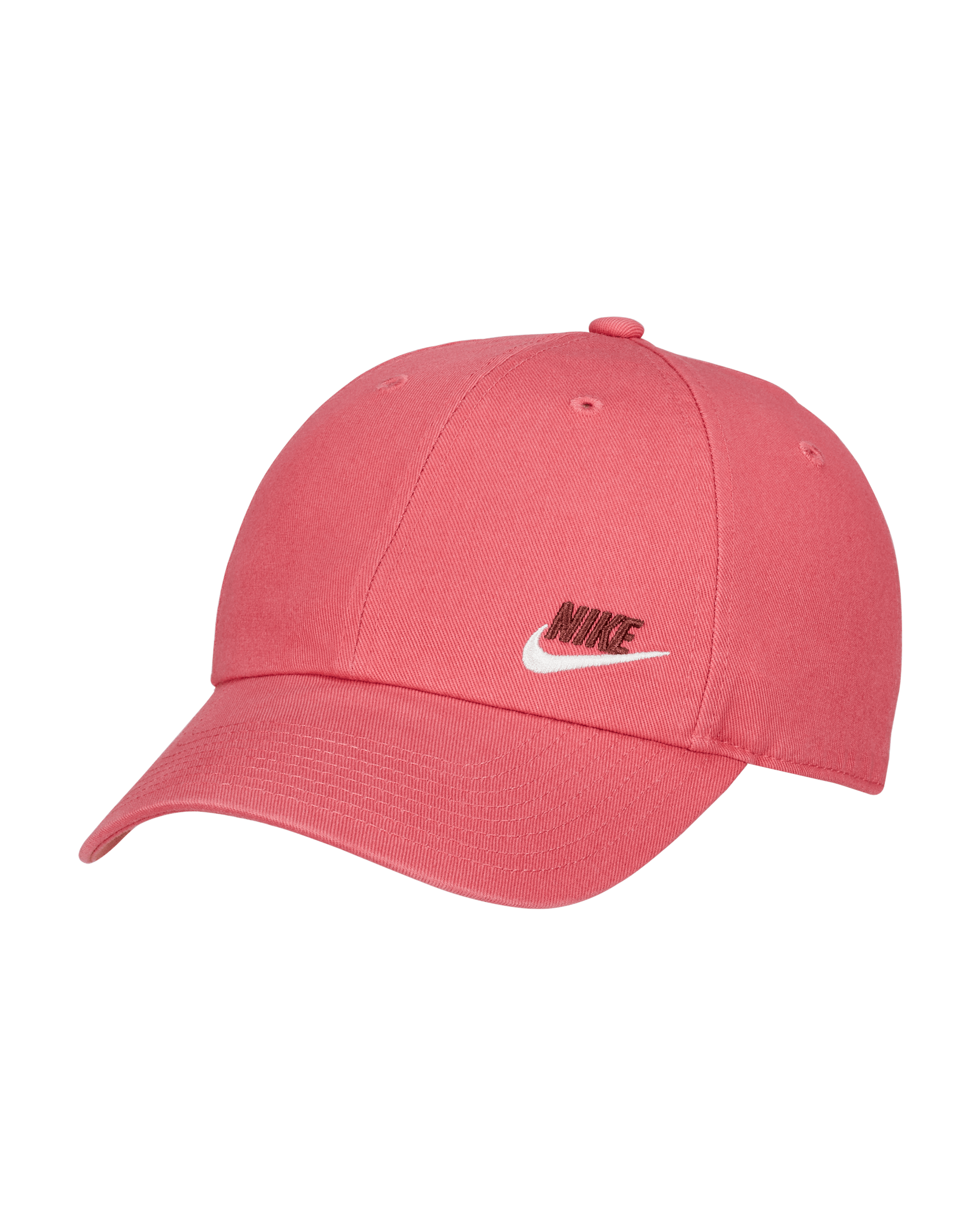 หมวกแก๊ปผู้หญิง Nike Sportswear Heritage86 - Archaeo Pink/Sail