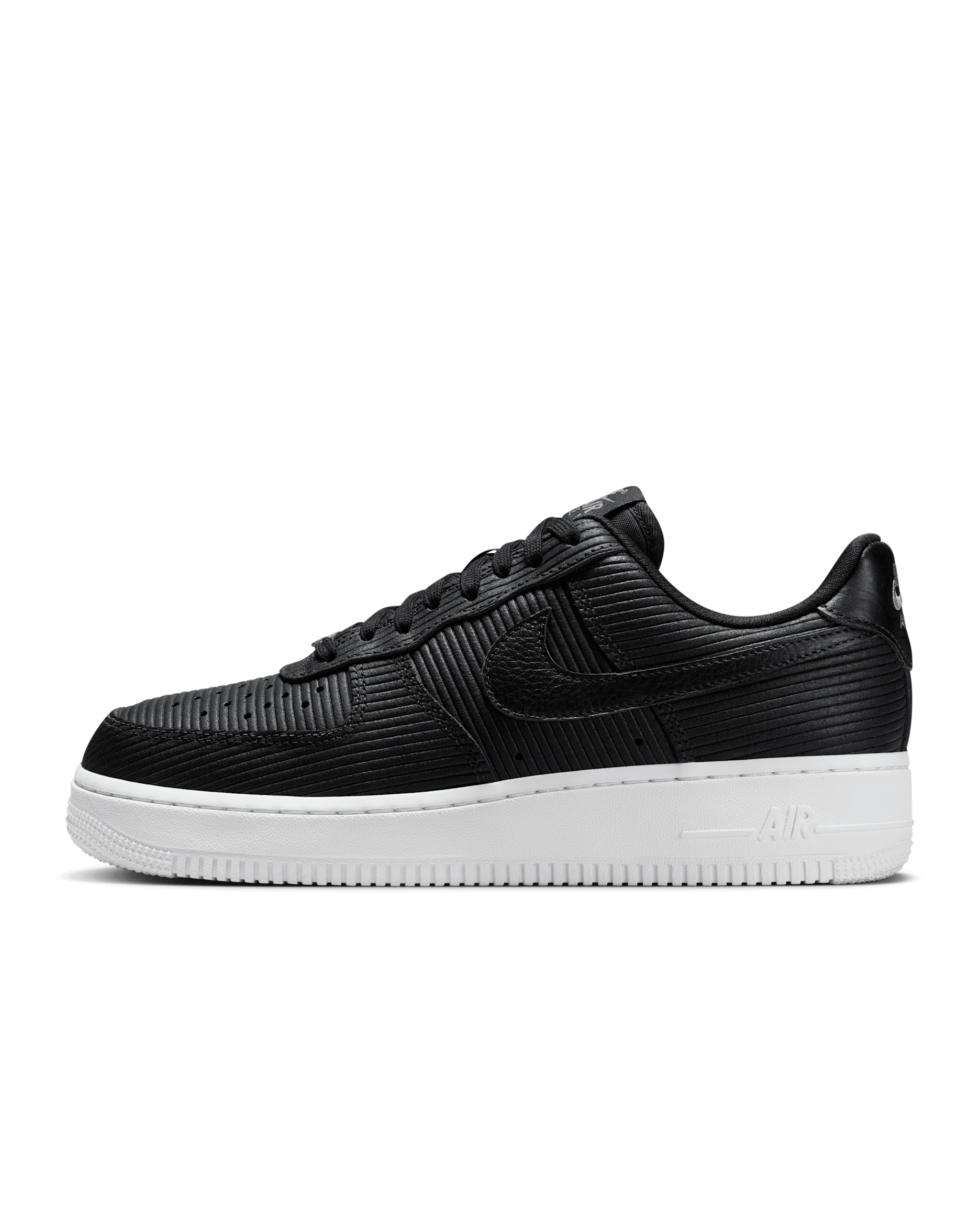 Nike Air Force 1 '07 Women's Shoes - Black/Smoke Grey/Metallic Silver/Black