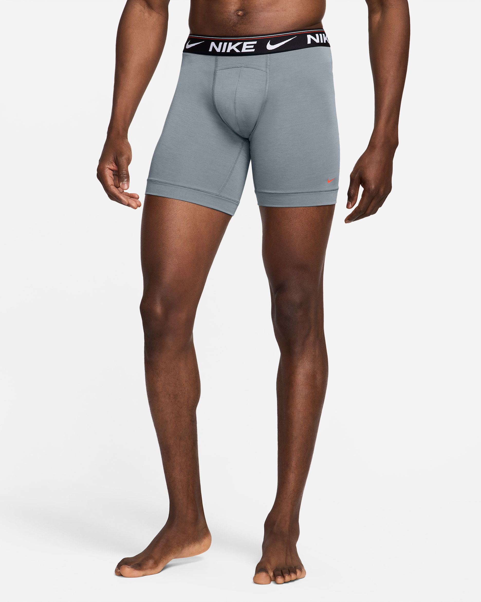 Ropa interior larga Dri-FIT para hombre (paquete de 3) Nike Ultra Comfort - Gris claro