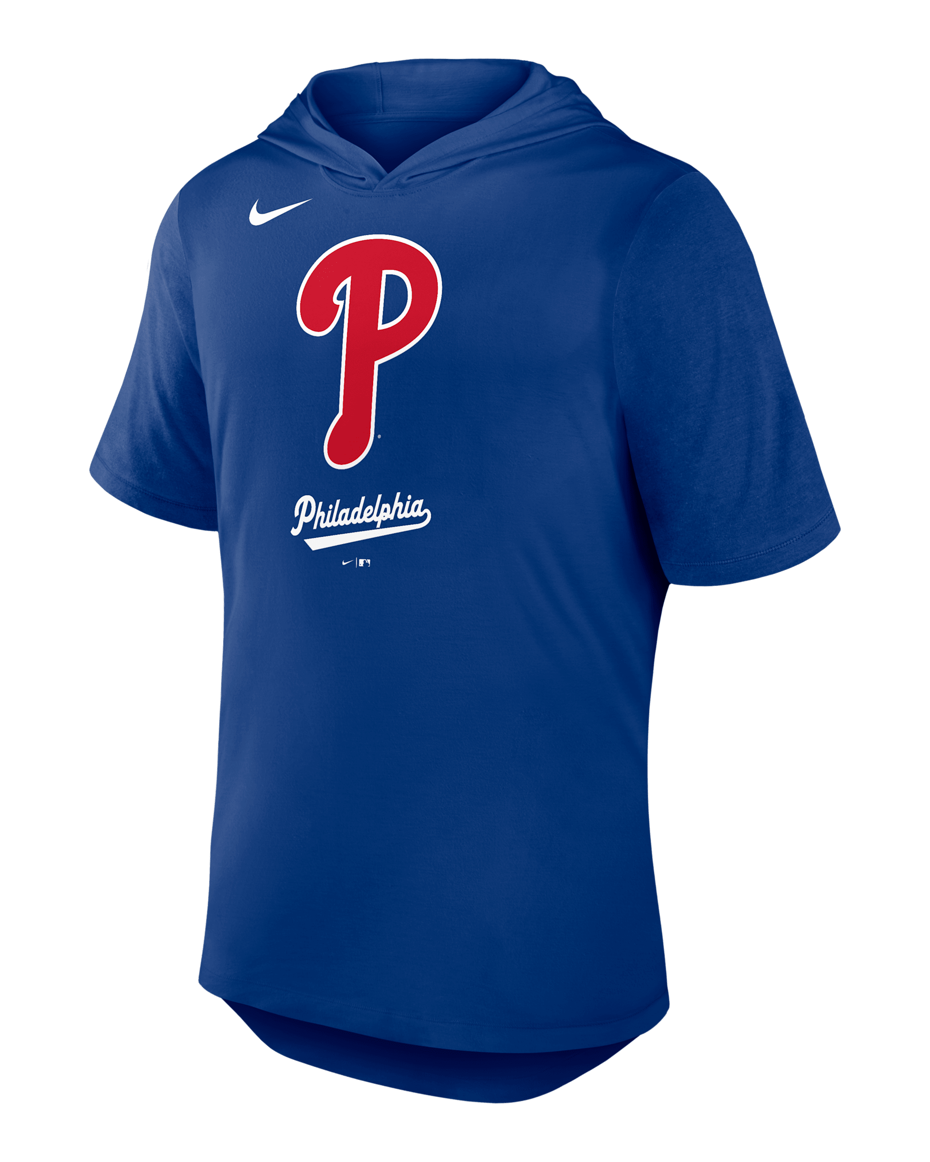 Playera Nike Dri-FIT de la MLB con gorro para hombre Philadelphia Phillies Logo - Royal