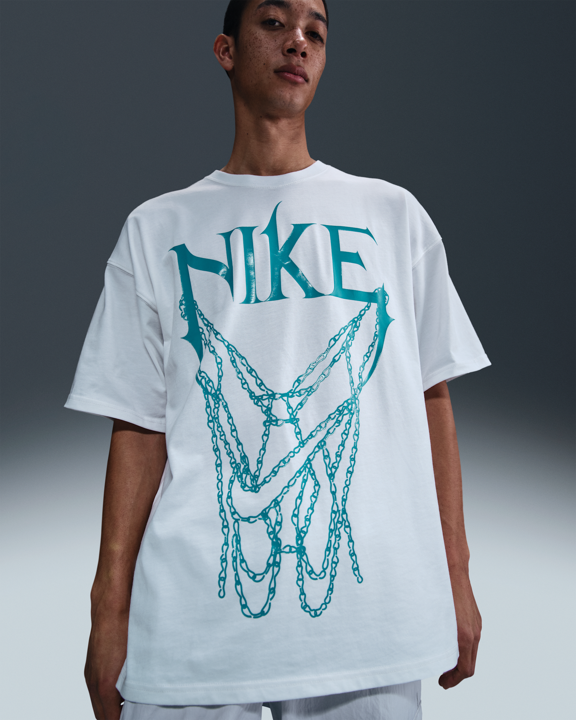 Nike Playera de básquetbol para hombre - Blanco