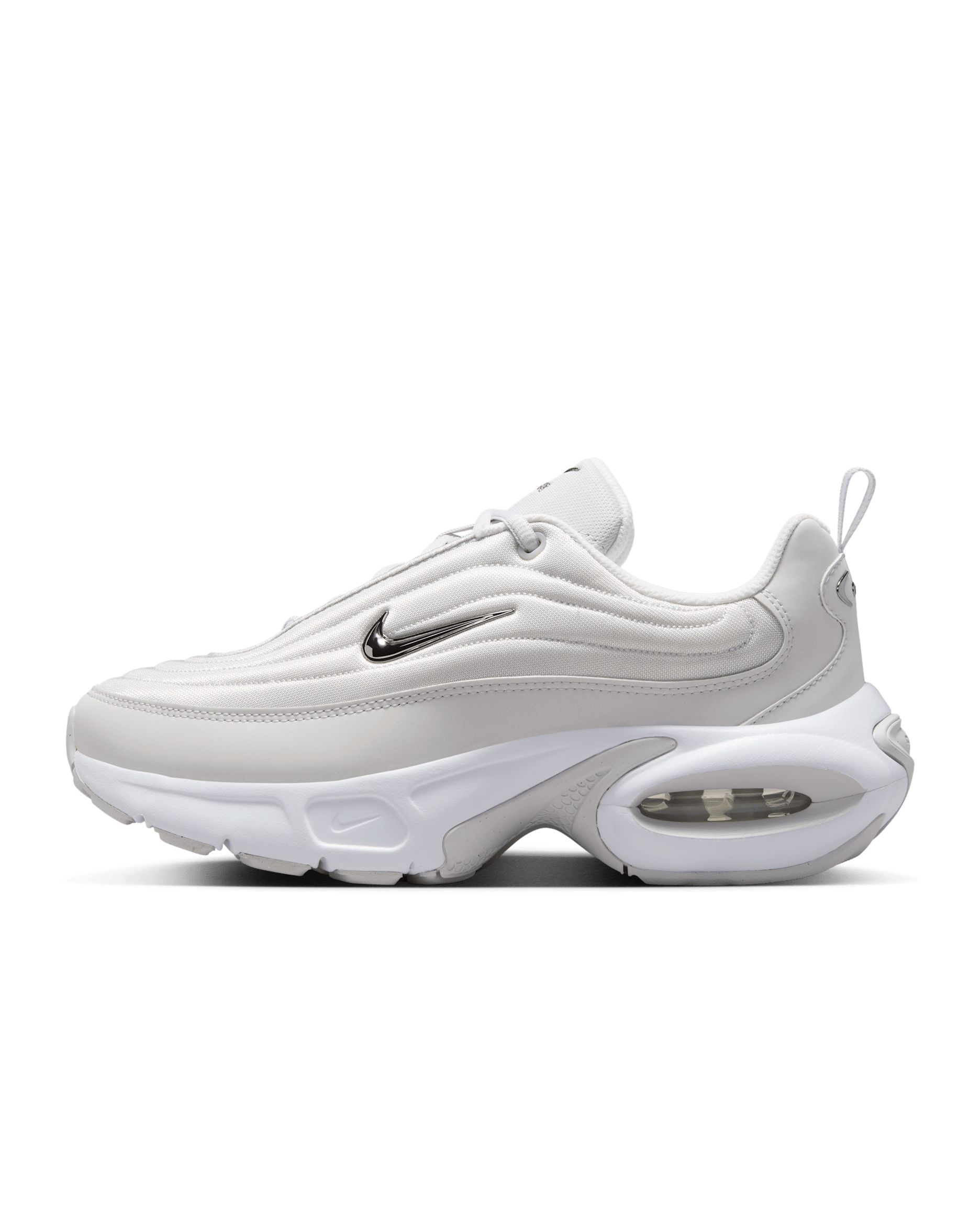 Nike Air Max Portal SE Women's Shoes - White/White/Vast Grey/Metallic Silver