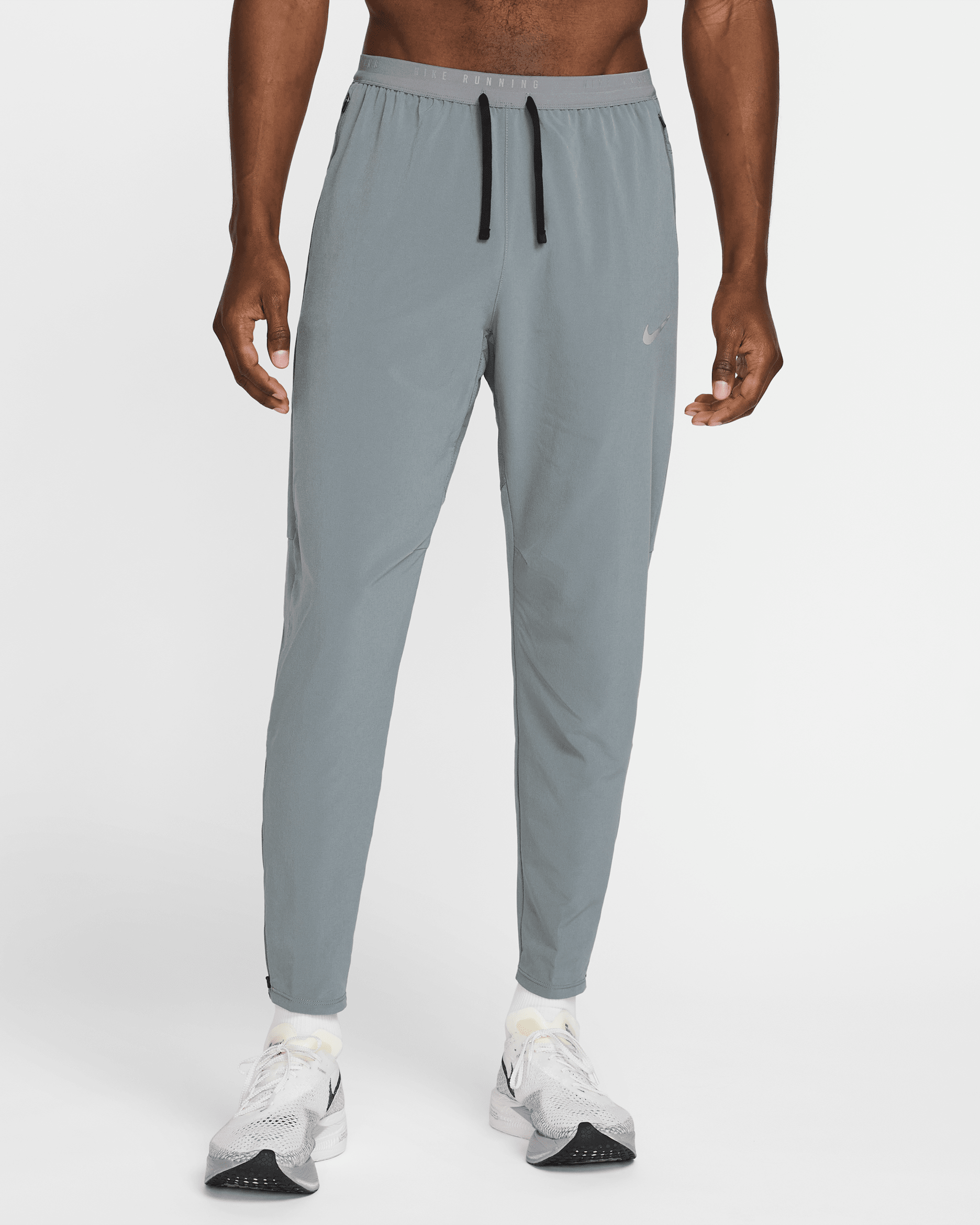 Nike Stride Men's Dri-FIT Woven Running Trousers - Smoke Grey