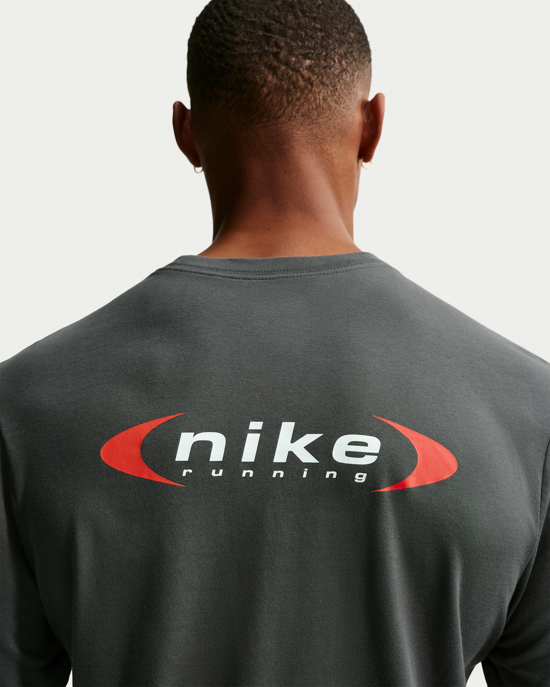 T-shirt de running Dri-FIT Nike Retro para homem - Anthracite