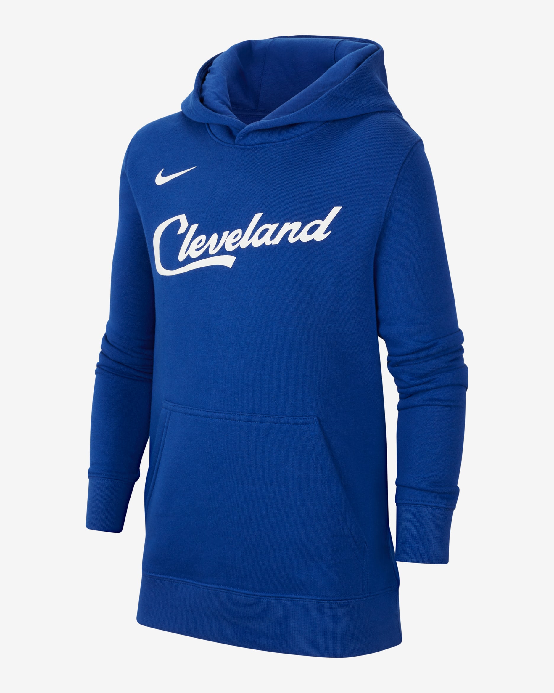 Cleveland Cavaliers City Edition Big Kids' Nike NBA Pullover Hoodie - Rush Blue