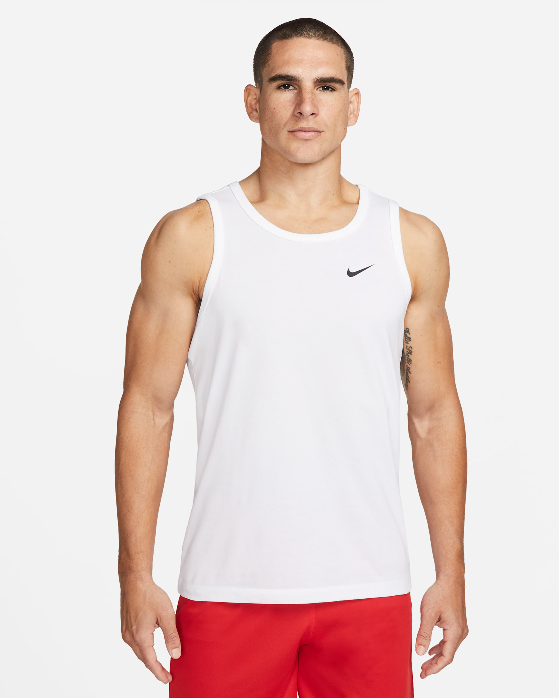 Nike Dri-FIT Men's Training Tank - White/Black