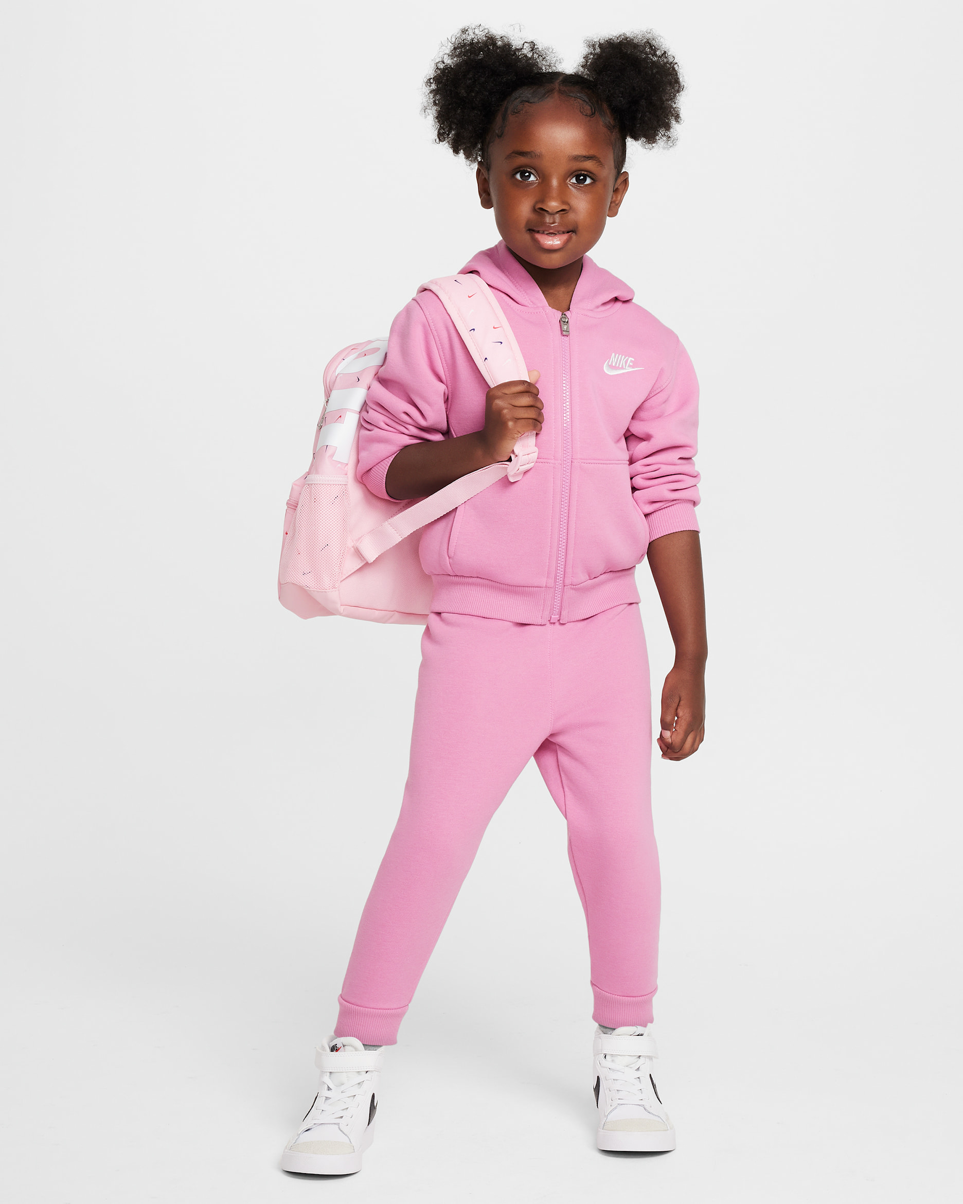 Nike Full-Zip Club Set Toddler 2-Piece Hoodie Set - Magic Flamingo