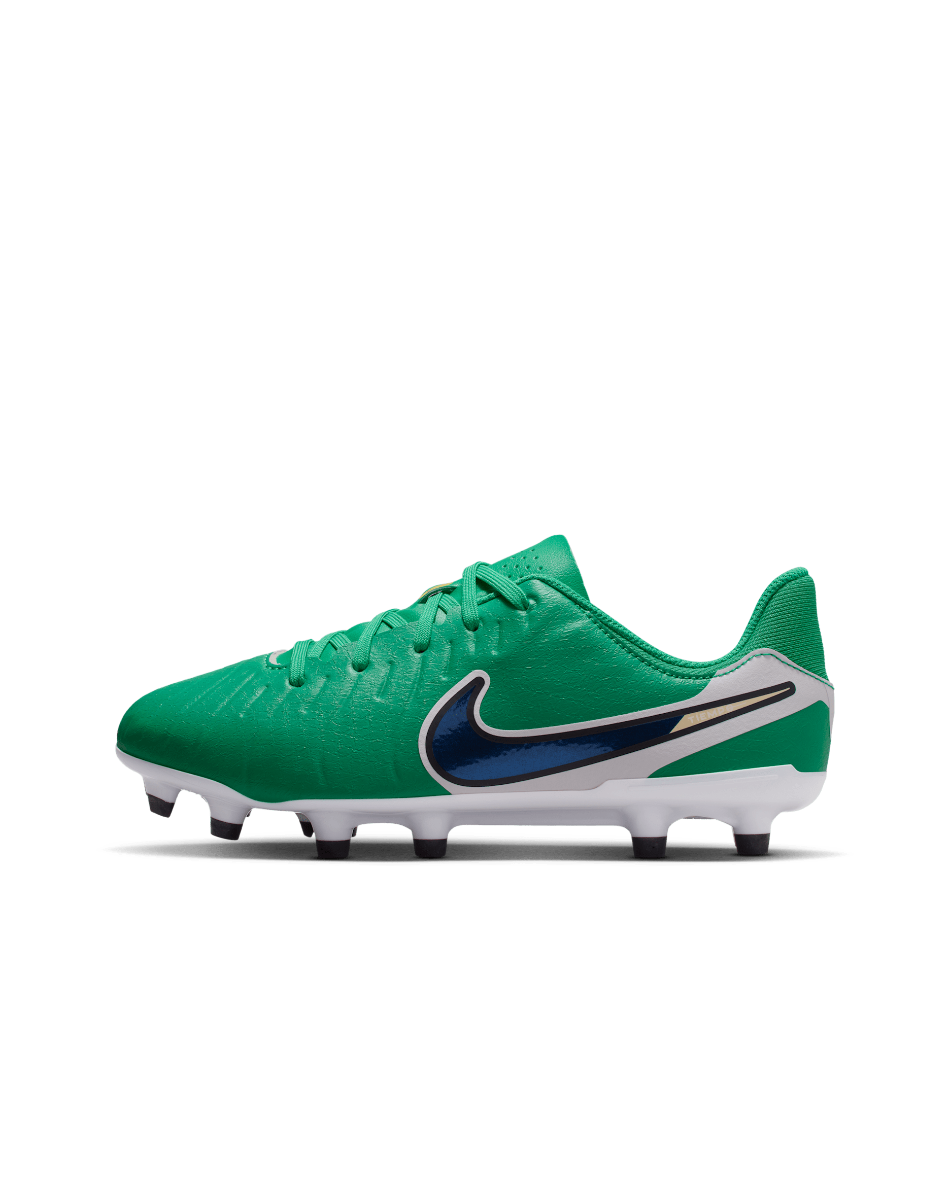 Nike Jr. Tiempo Legend 10 Academy LV8 Older Kids' Multi-Ground Low-Top Football Boot - Stadium Green/Dark Obsidian