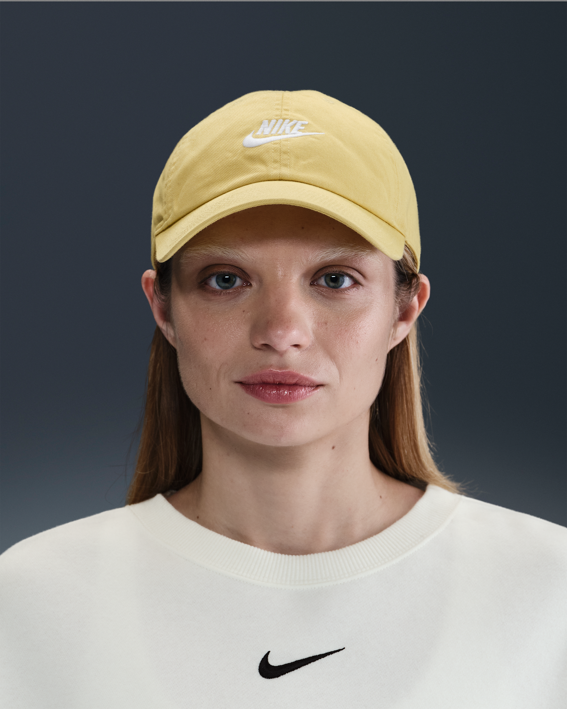 Nike Club Unstructured Futura Wash Cap - Saturn Gold/White