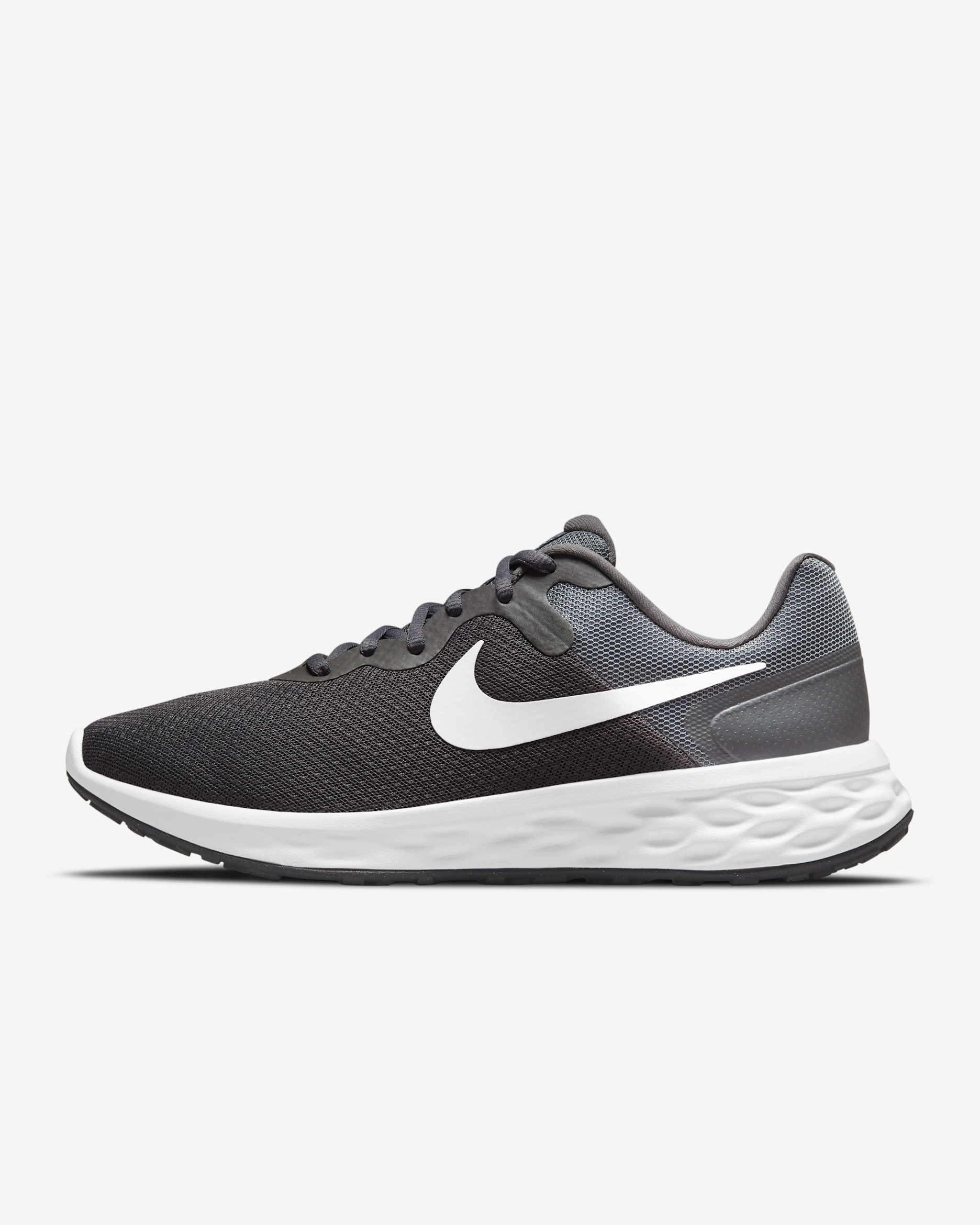 Nike Revolution 6 Men's Road Running Shoes - Iron Grey/Smoke Grey/Black/White
