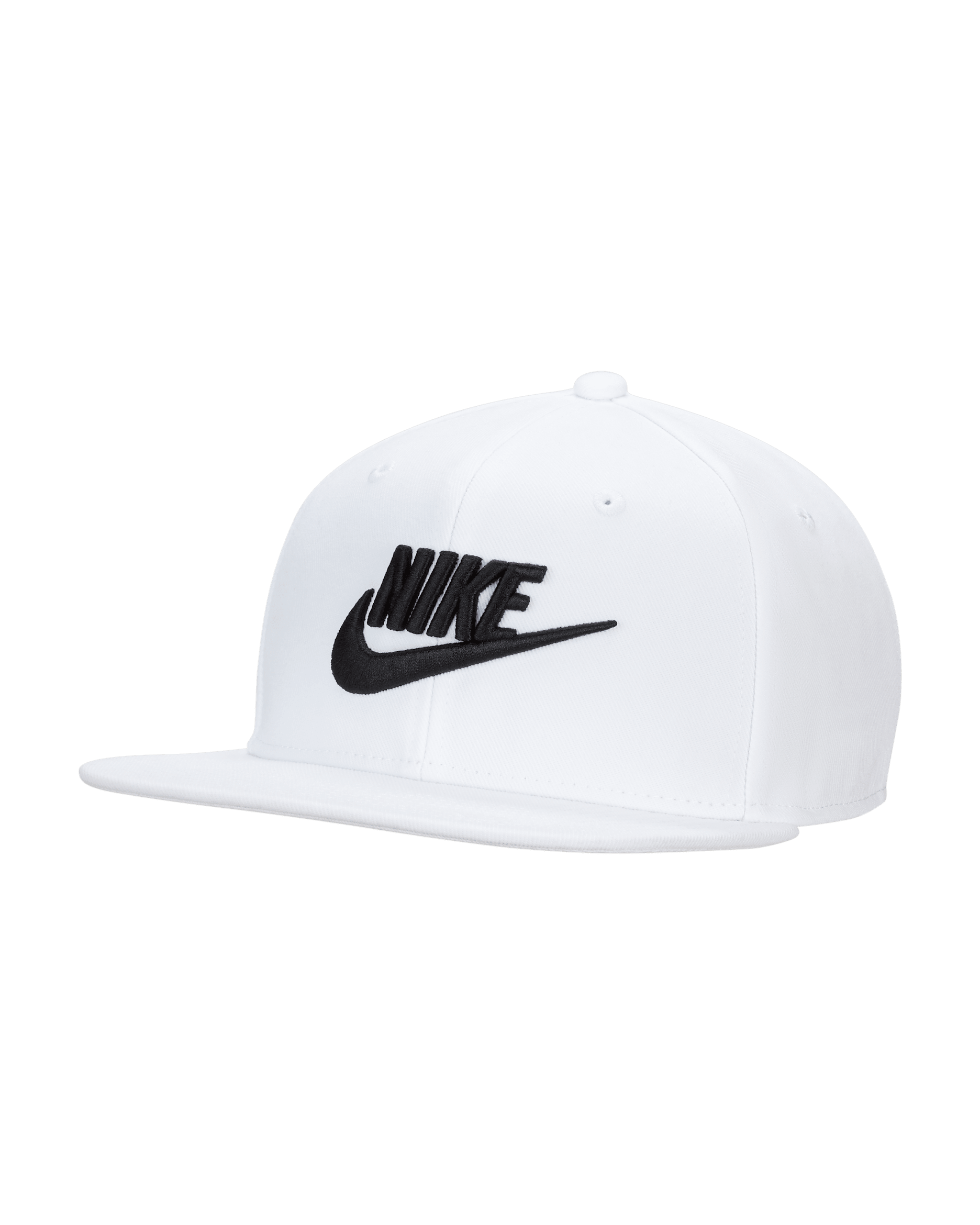 Nike Dri-FIT Pro Structured Futura Cap - White/White/Wolf Grey/Black