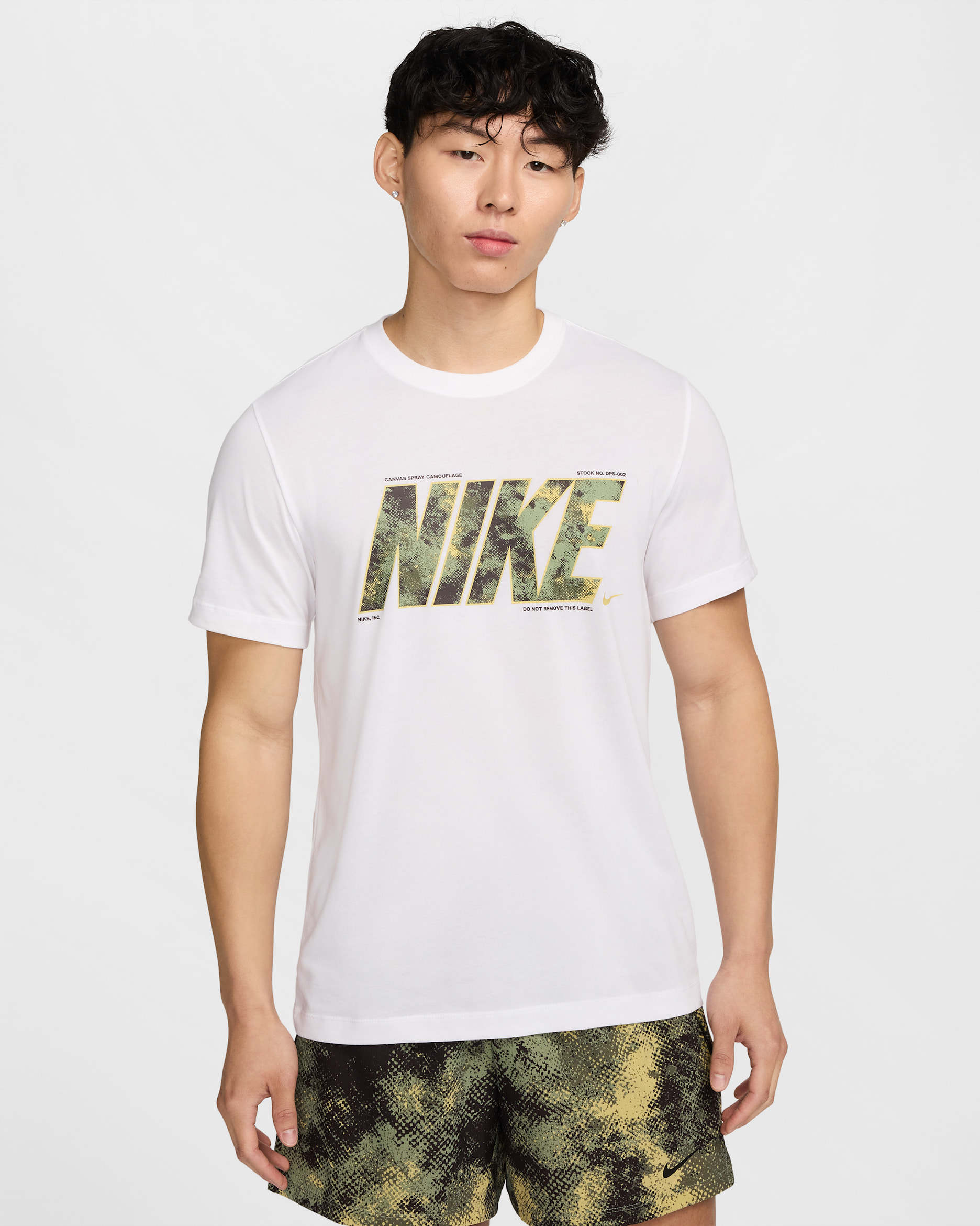 Nike Men's Dri-FIT Fitness T-Shirt - White