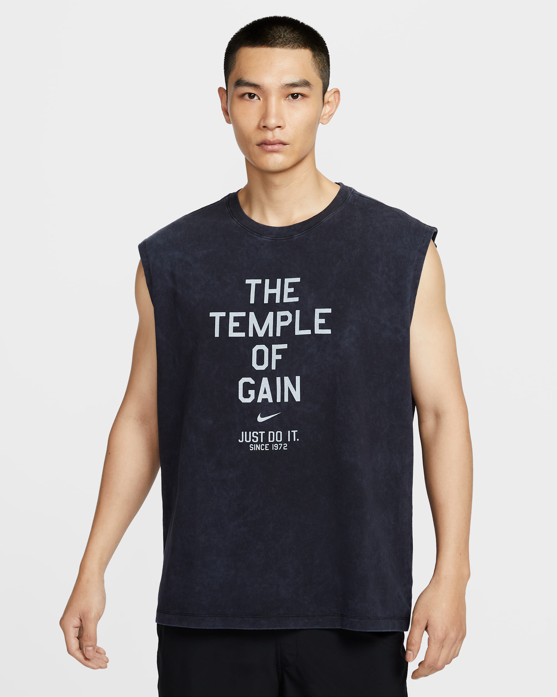 Nike Men's Sleeveless T-Shirt - Black