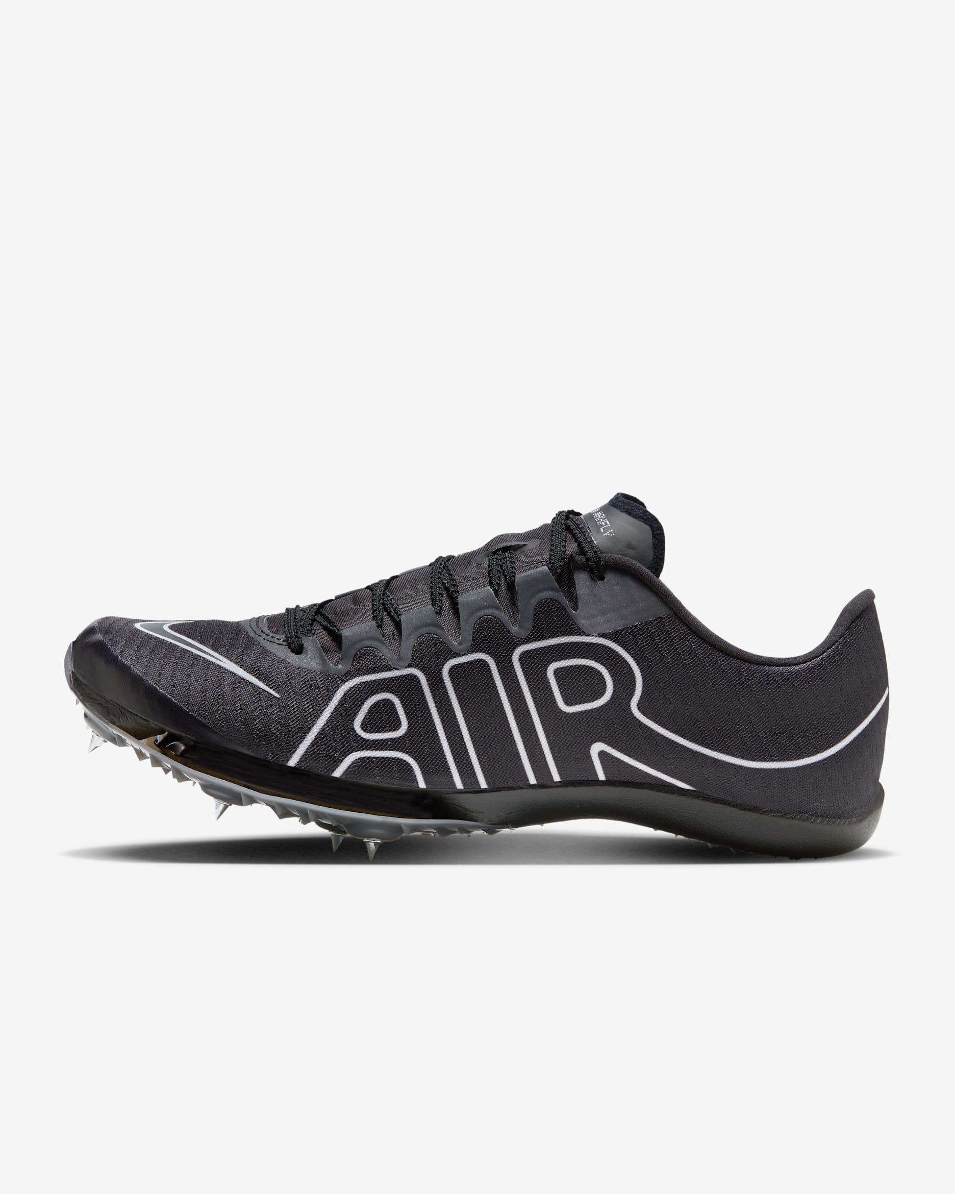 Nike Air Zoom Maxfly More Uptempo Athletics Sprinting Spikes - Black/Black/White