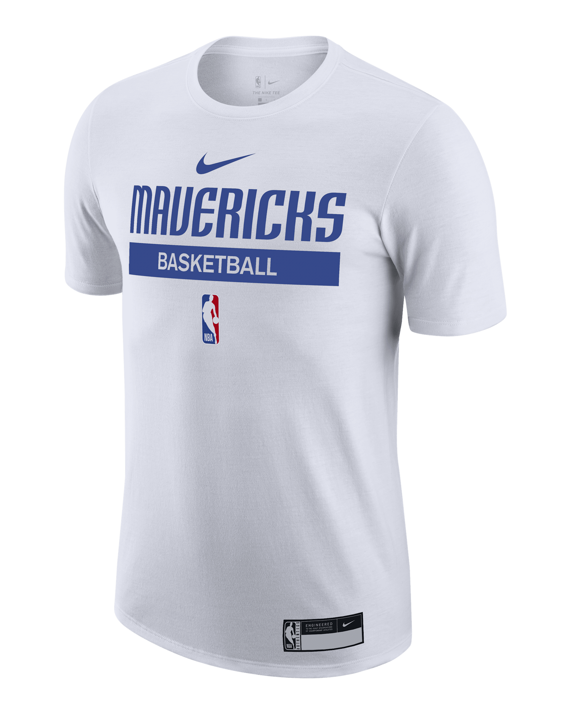 Dallas Mavericks Men's Nike Dri-FIT NBA Training T-Shirt - White