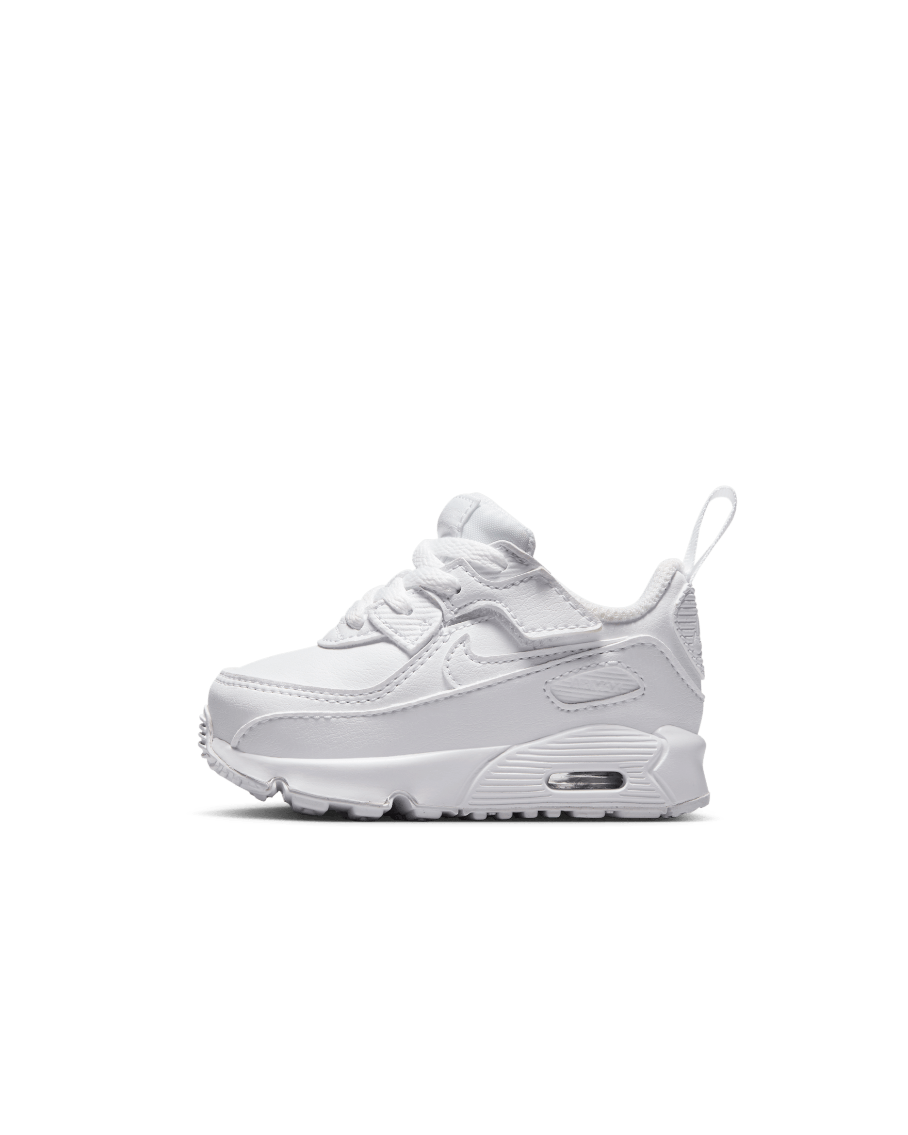 Nike Air Max 90 EasyOn Schuh für Babys und Kleinkinder - Weiß/Metallic Silver/Weiß