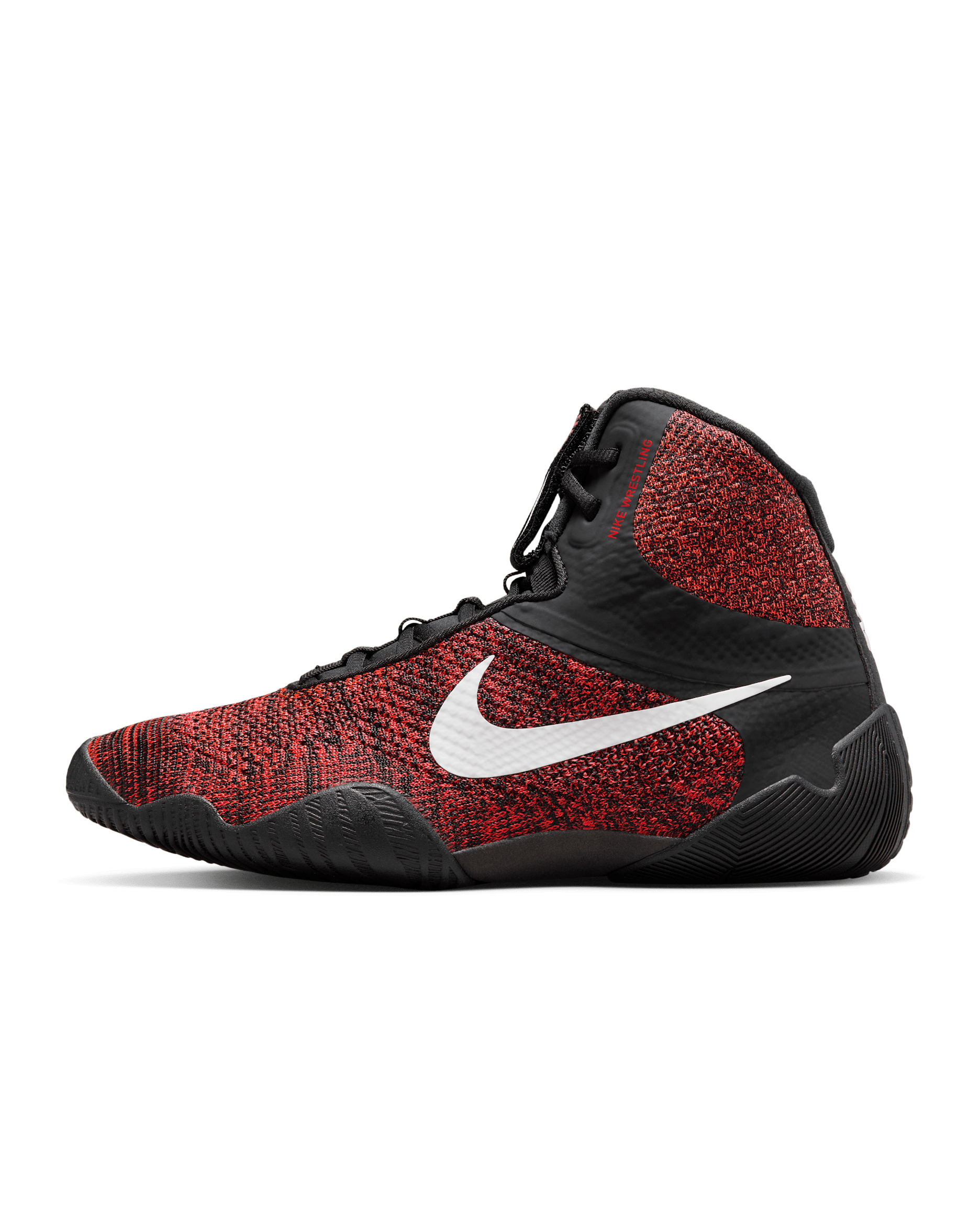 Nike Tawa Men's Wrestling Shoes - Black/Red Orbit/Bright Crimson/White