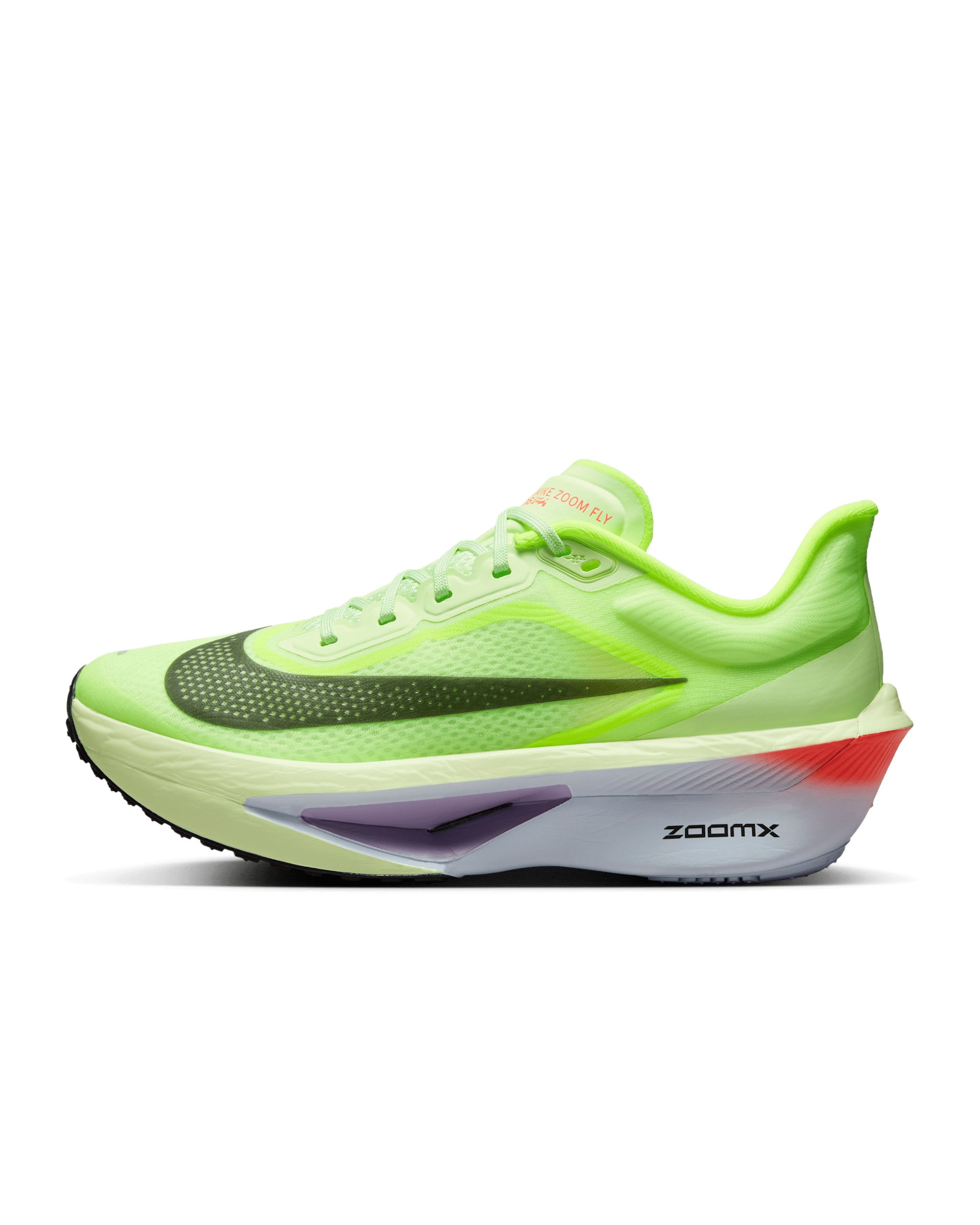 Nike Zoom Fly 6 Women's Road Racing Shoes - Barely Volt/Volt/Blue Tint/Off-Noir